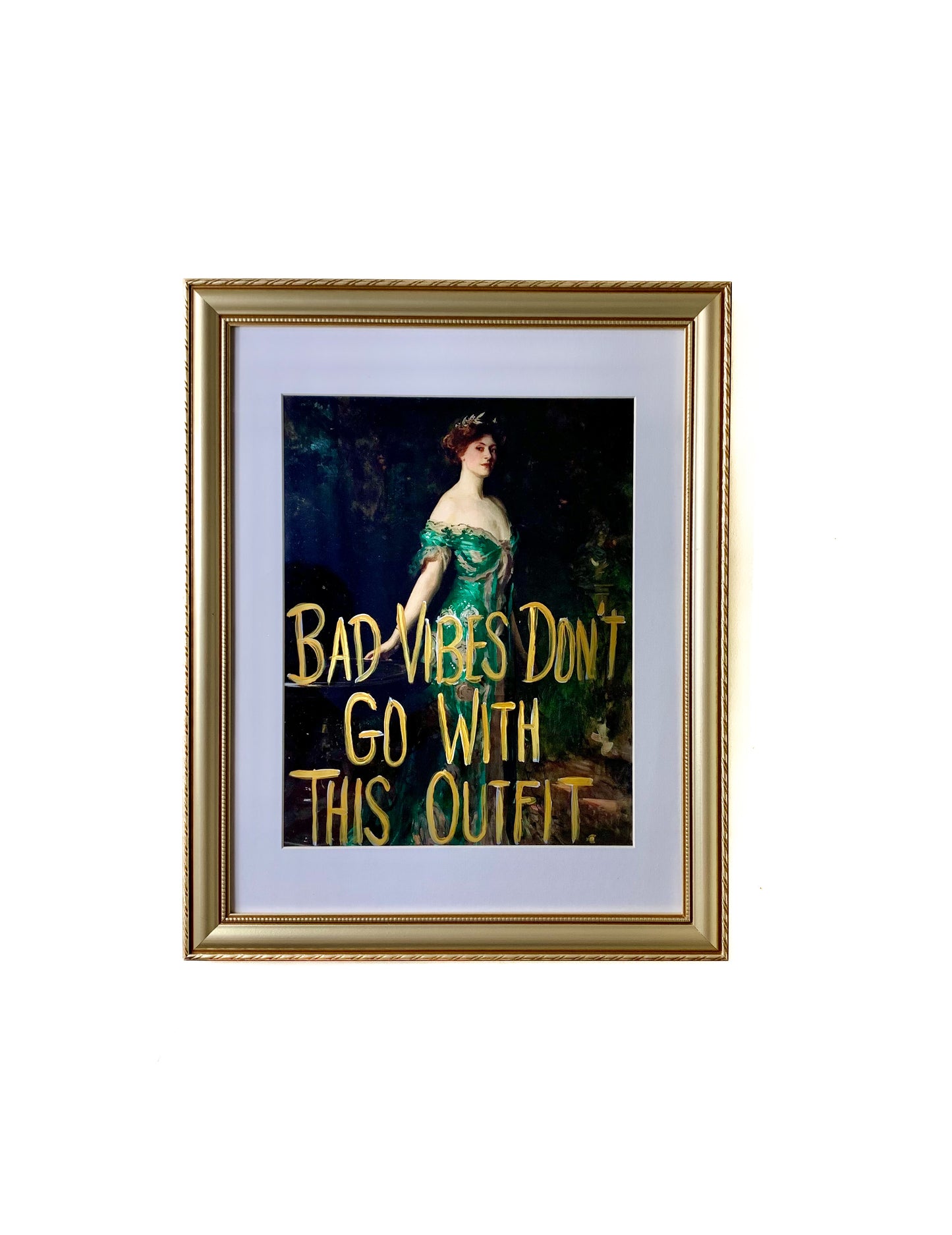 Bad Vibes Don't Go Graffiti Artwork