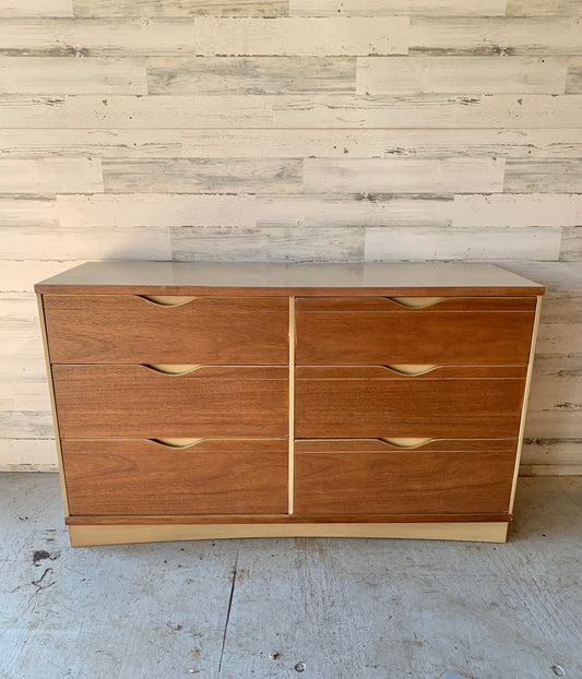 Vintage MCM Wood Dresser