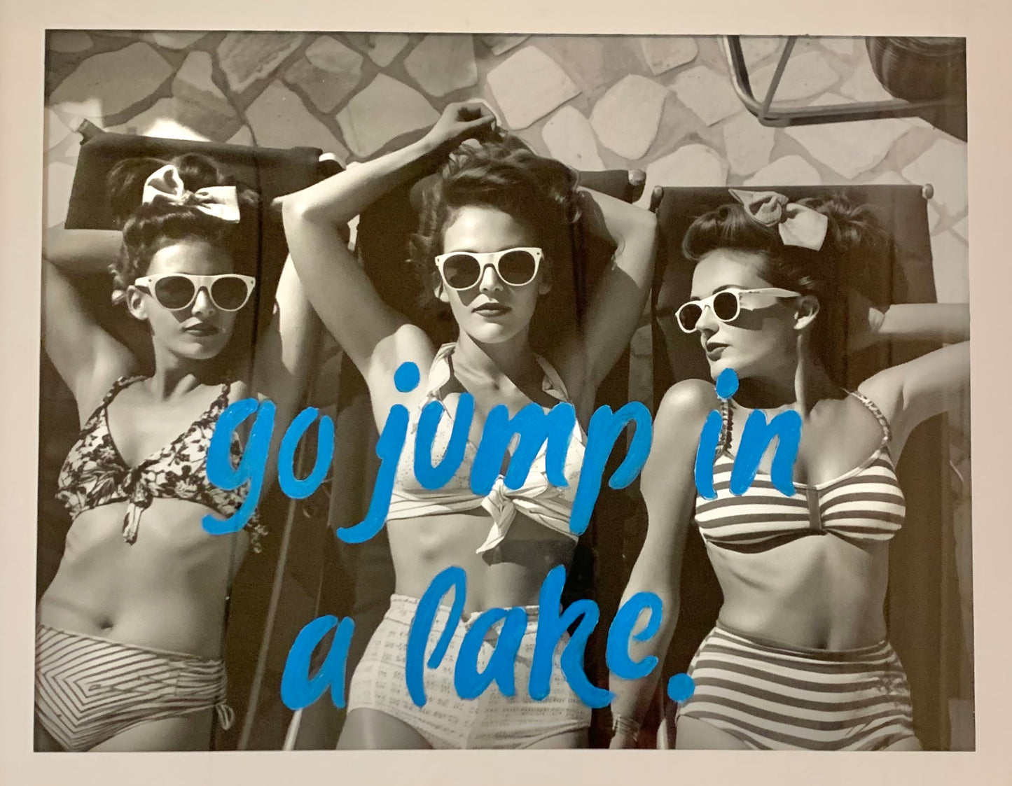 Go Jump in a Lake Graffiti Artwork