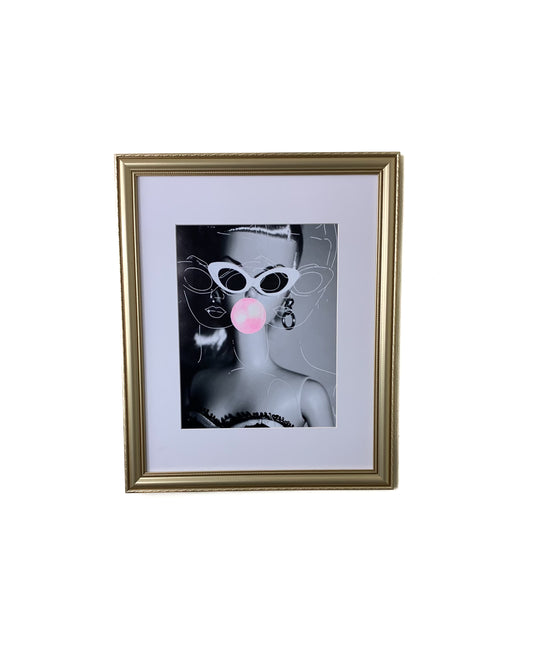 Barbie Bubble Gum Graffiti Art