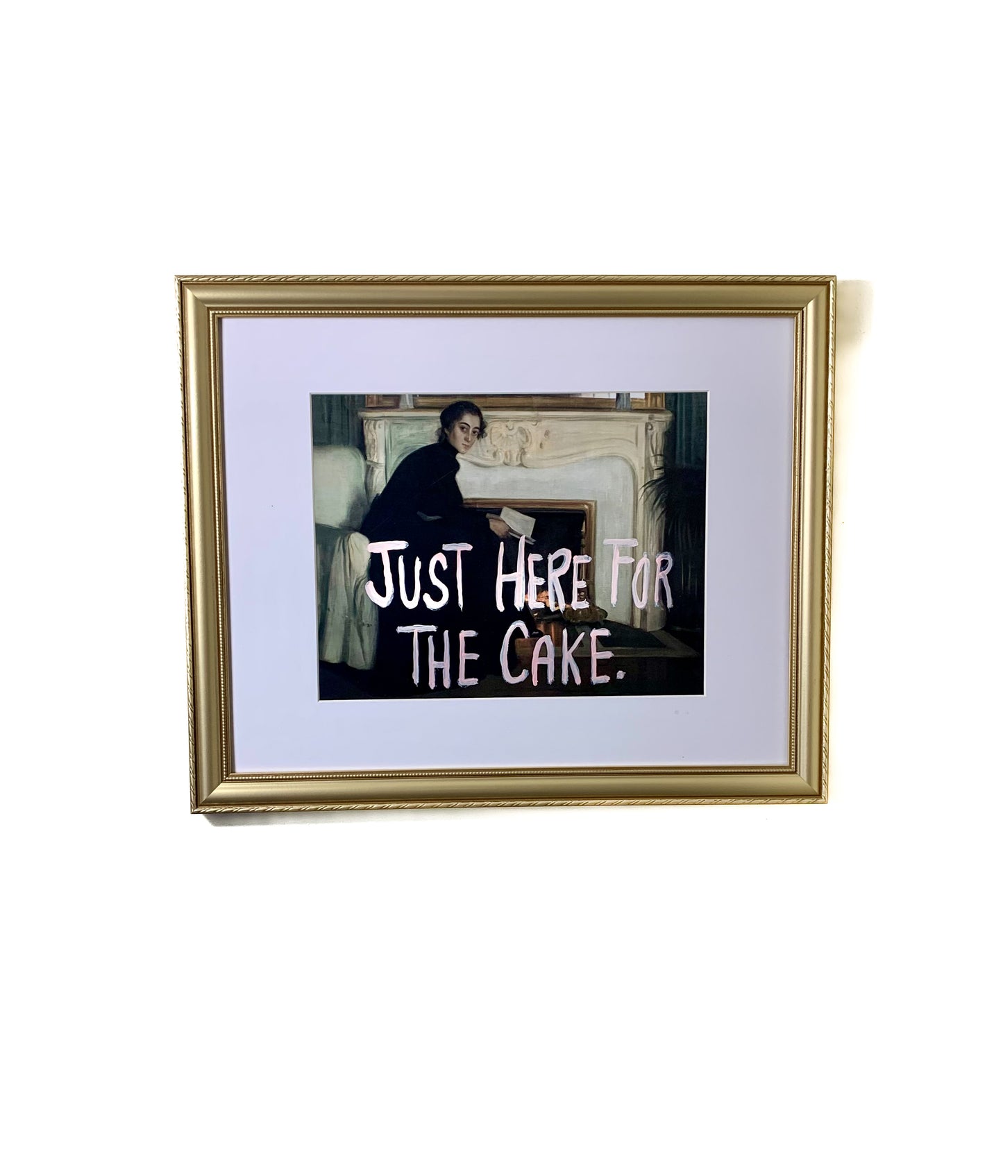 Just Here For The Cake Graffiti Artwork