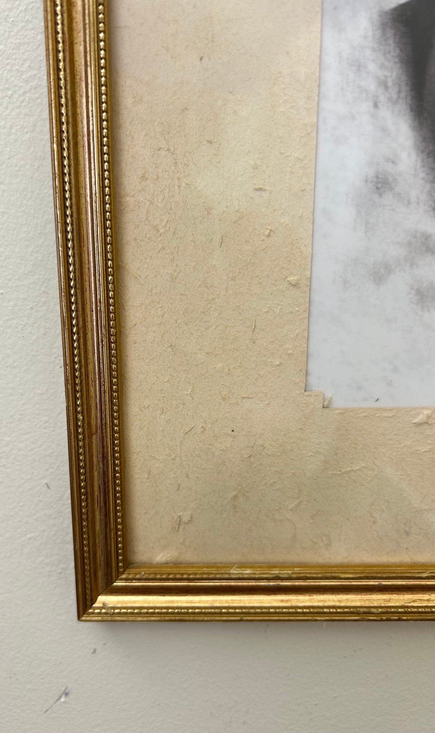 Vintage Framed Man Artwork