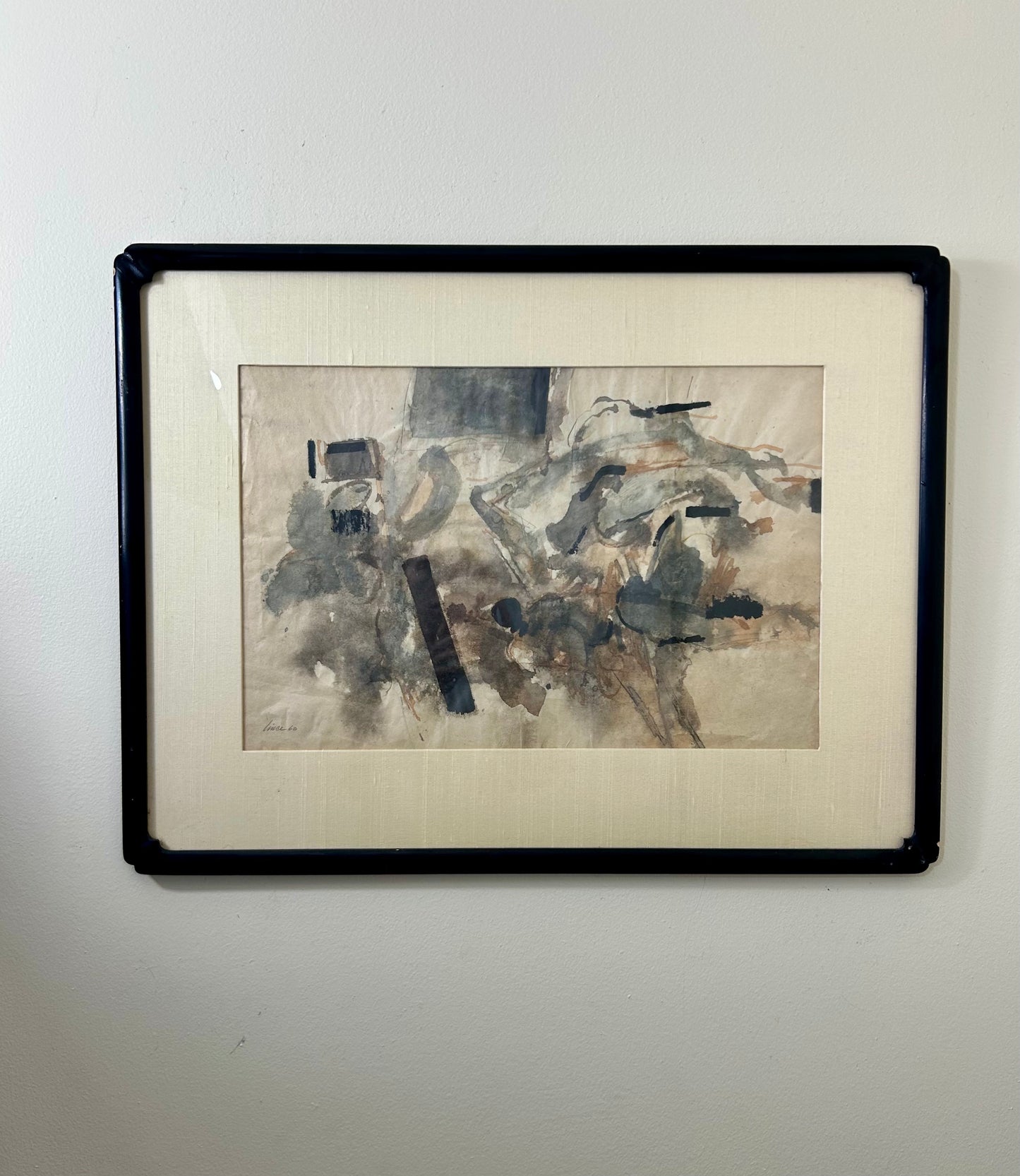 Vintage Hand Painted Abstract Artwork