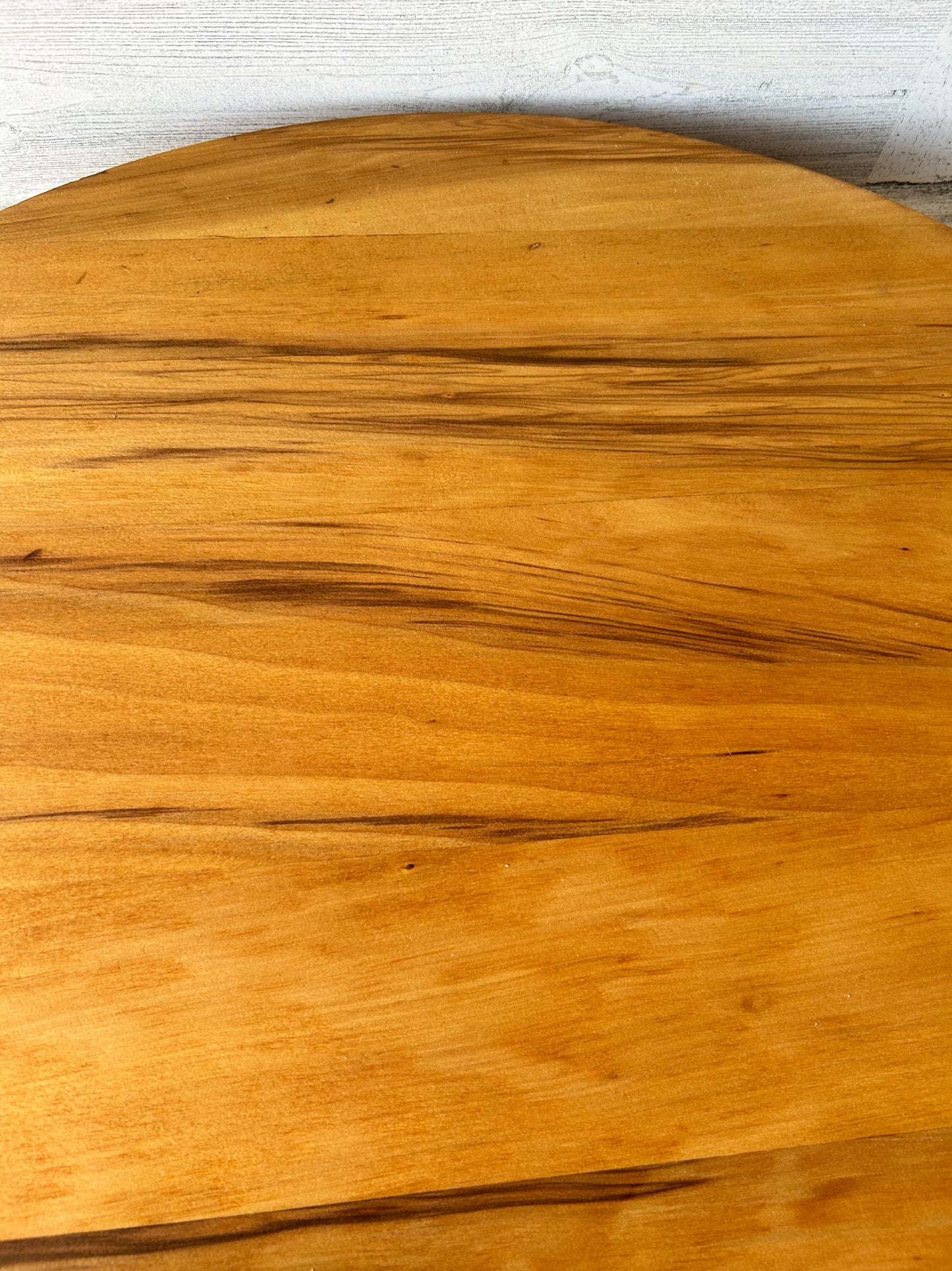 Mid Century Modern Round Wood End Table