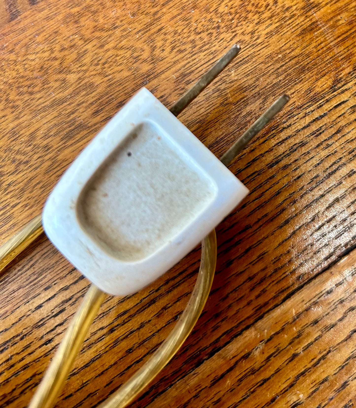 Vintage Glass Table Lamp Set