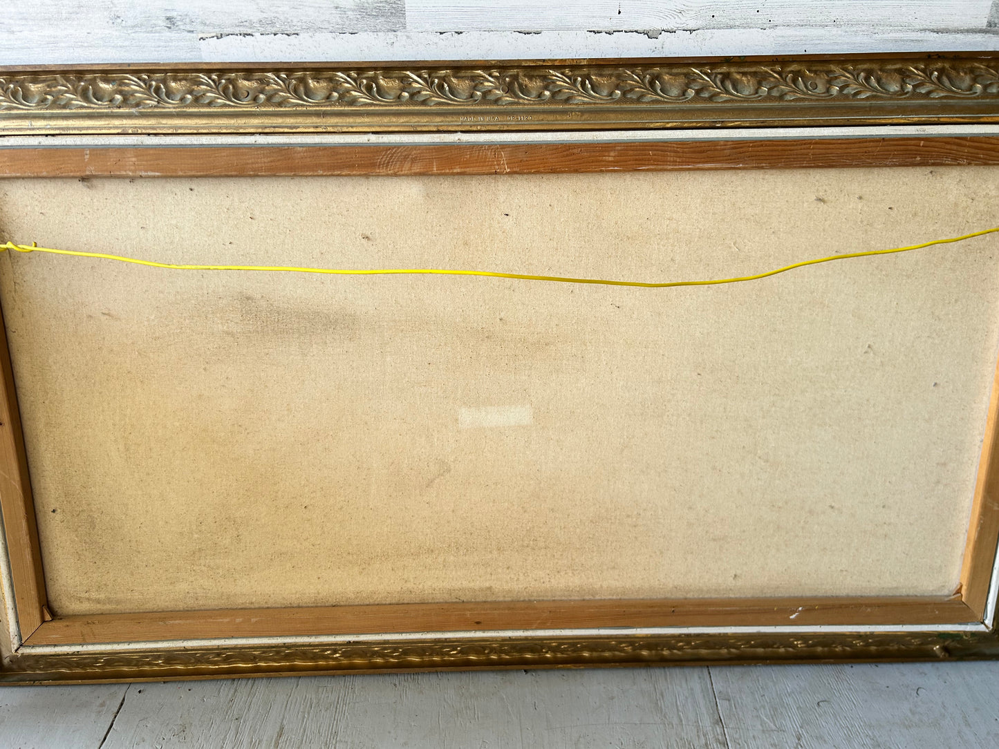 Vintage Mid Century Modern Landscape Oil Painting Artwork