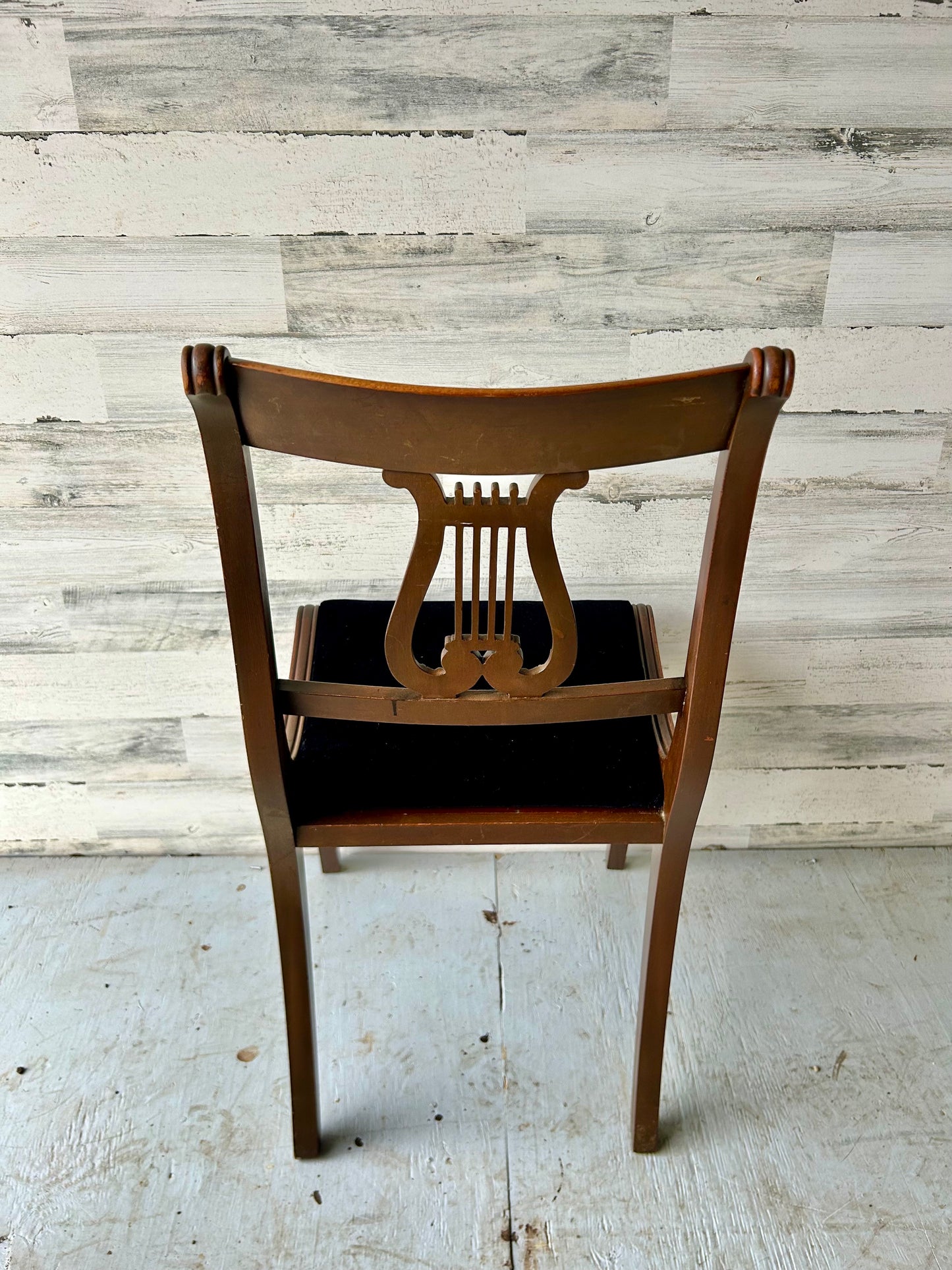 Duncan Phyfe Lyre Back Dining Chairs (6)