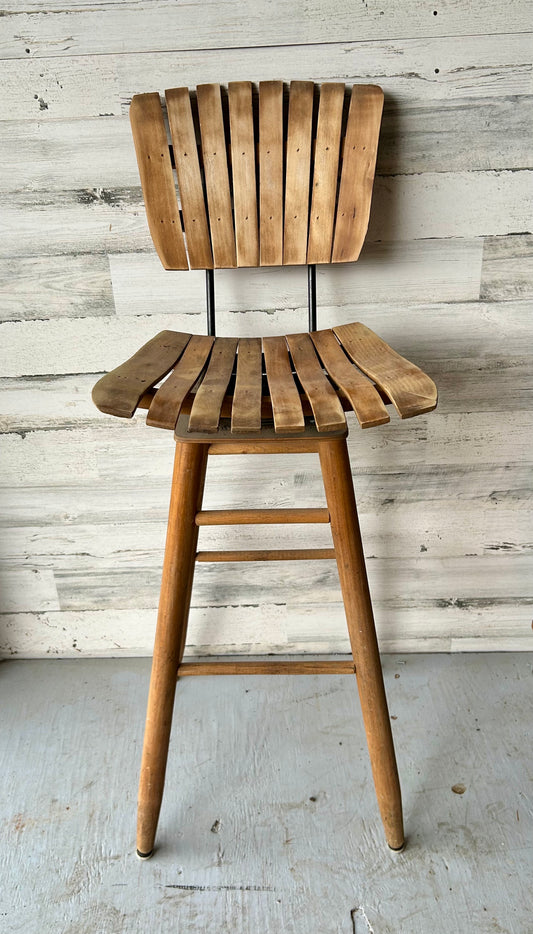 Vintage Wood Stool