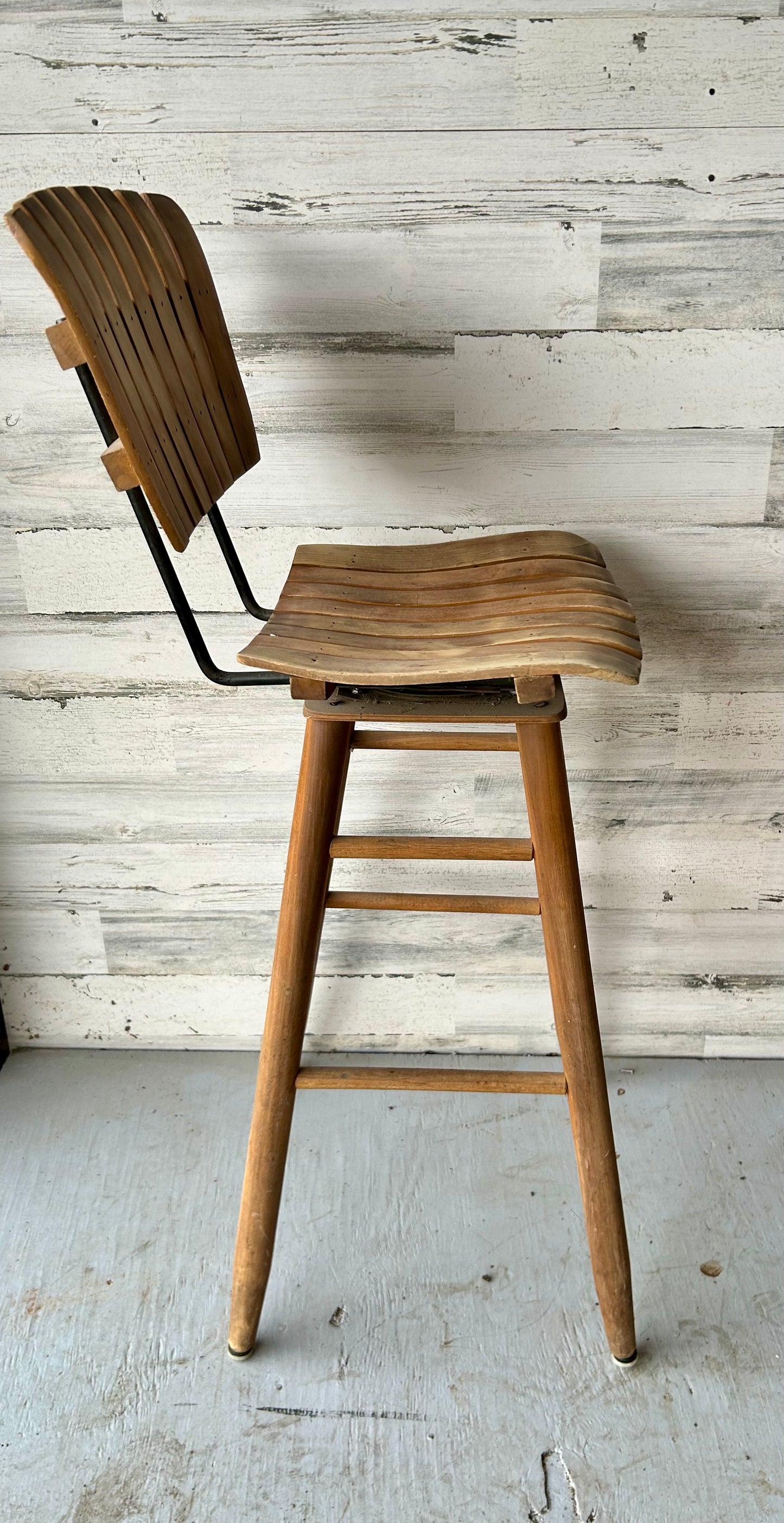 Vintage Wood Stool