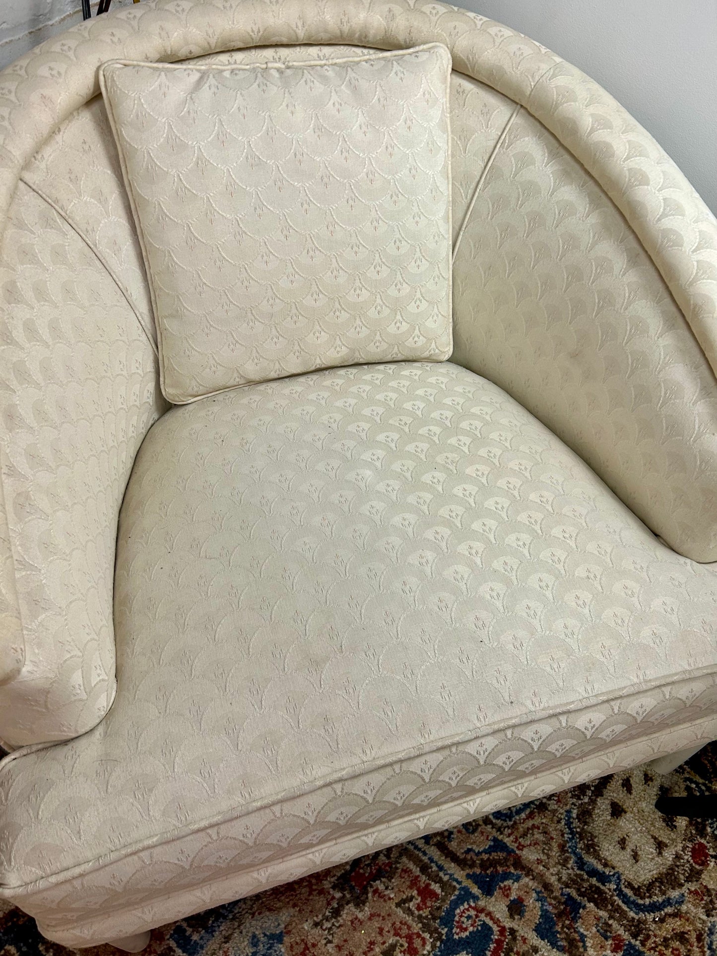 Vintage MCM Barrel Chairs (2)