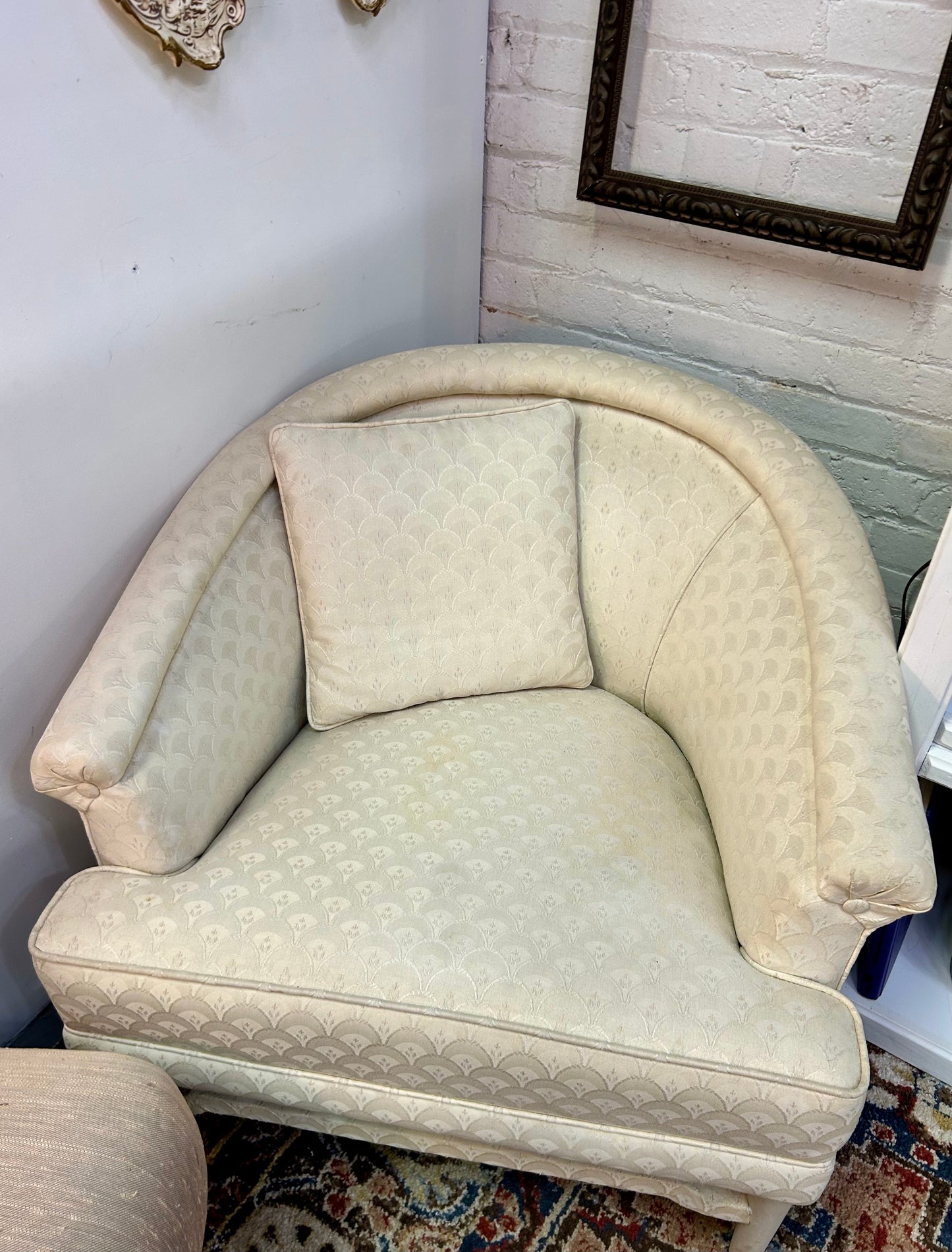 Vintage MCM Barrel Chairs (2)