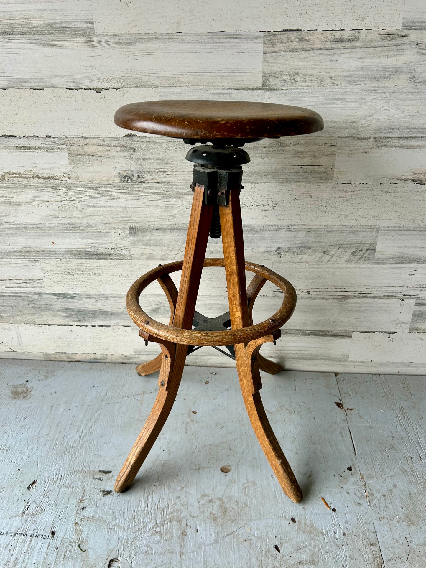 Antique 19th Century Drafting Stool