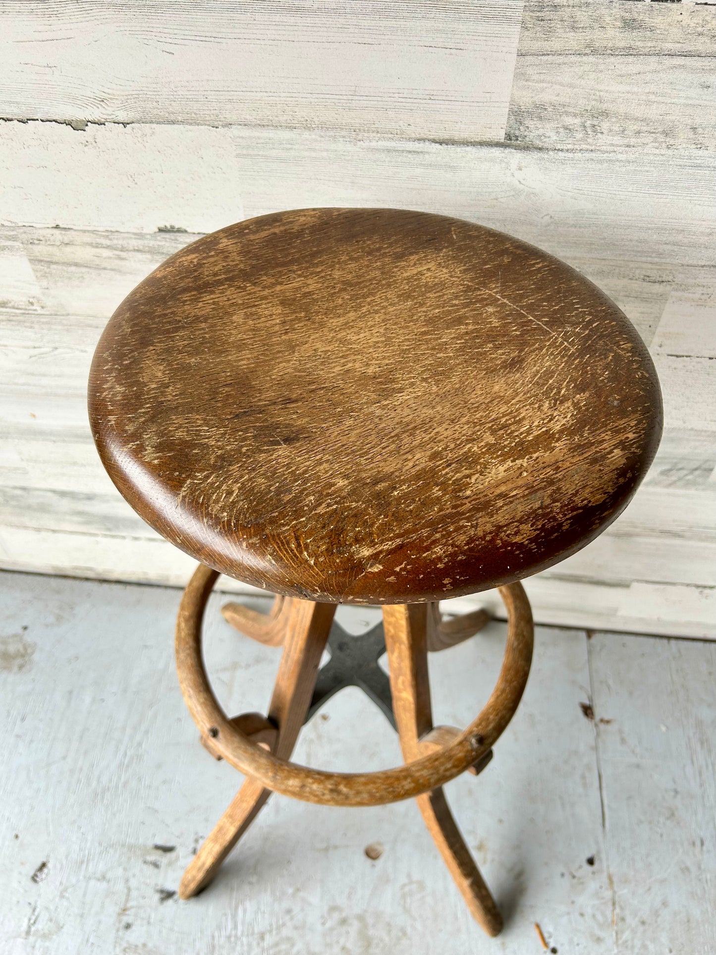 Antique 19th Century Drafting Stool