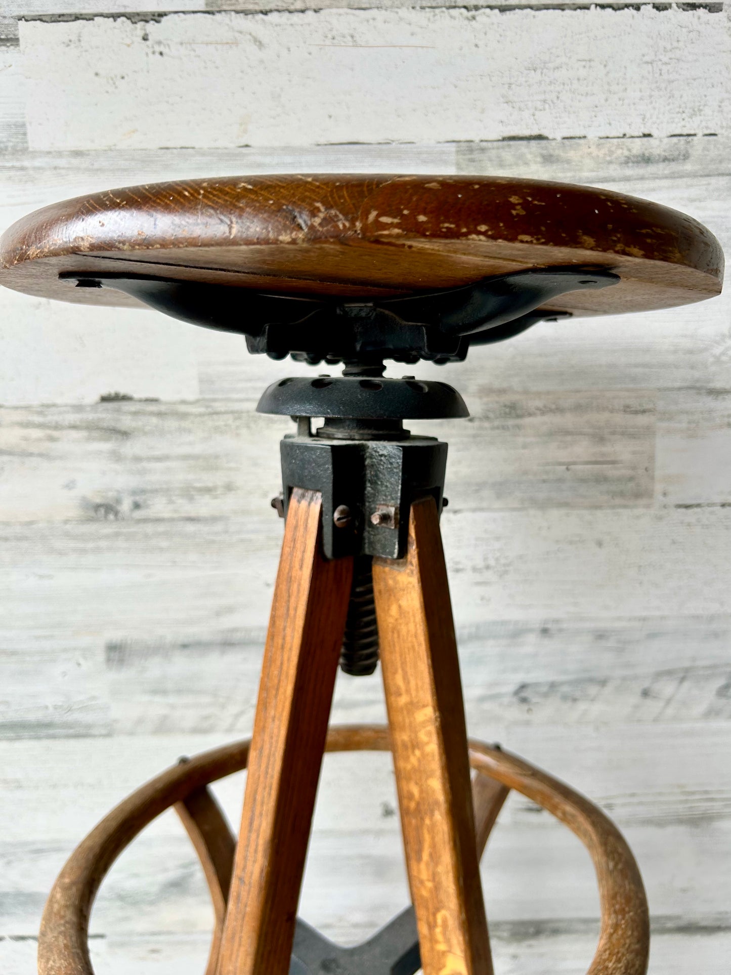 Antique 19th Century Drafting Stool