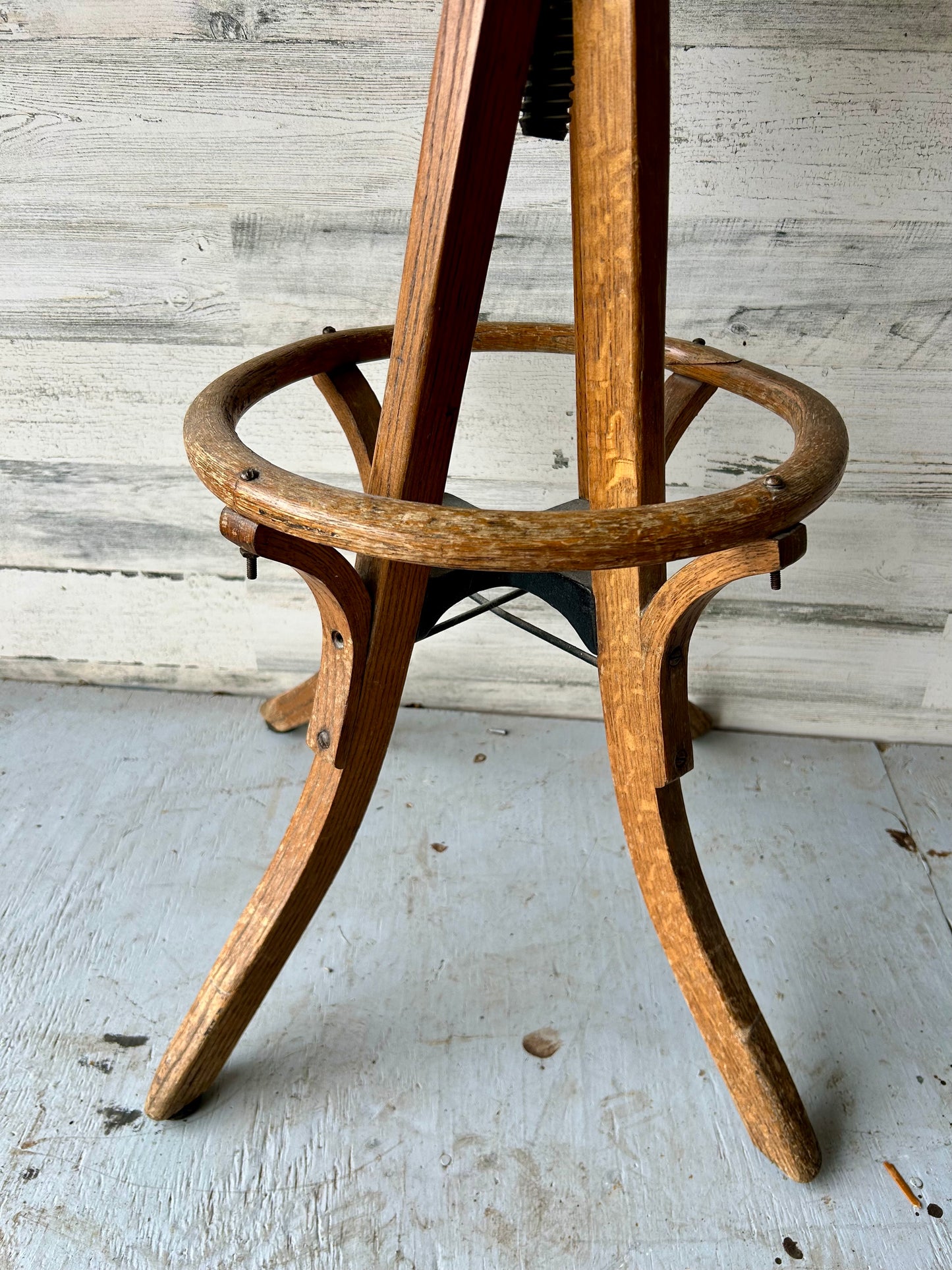 Antique 19th Century Drafting Stool