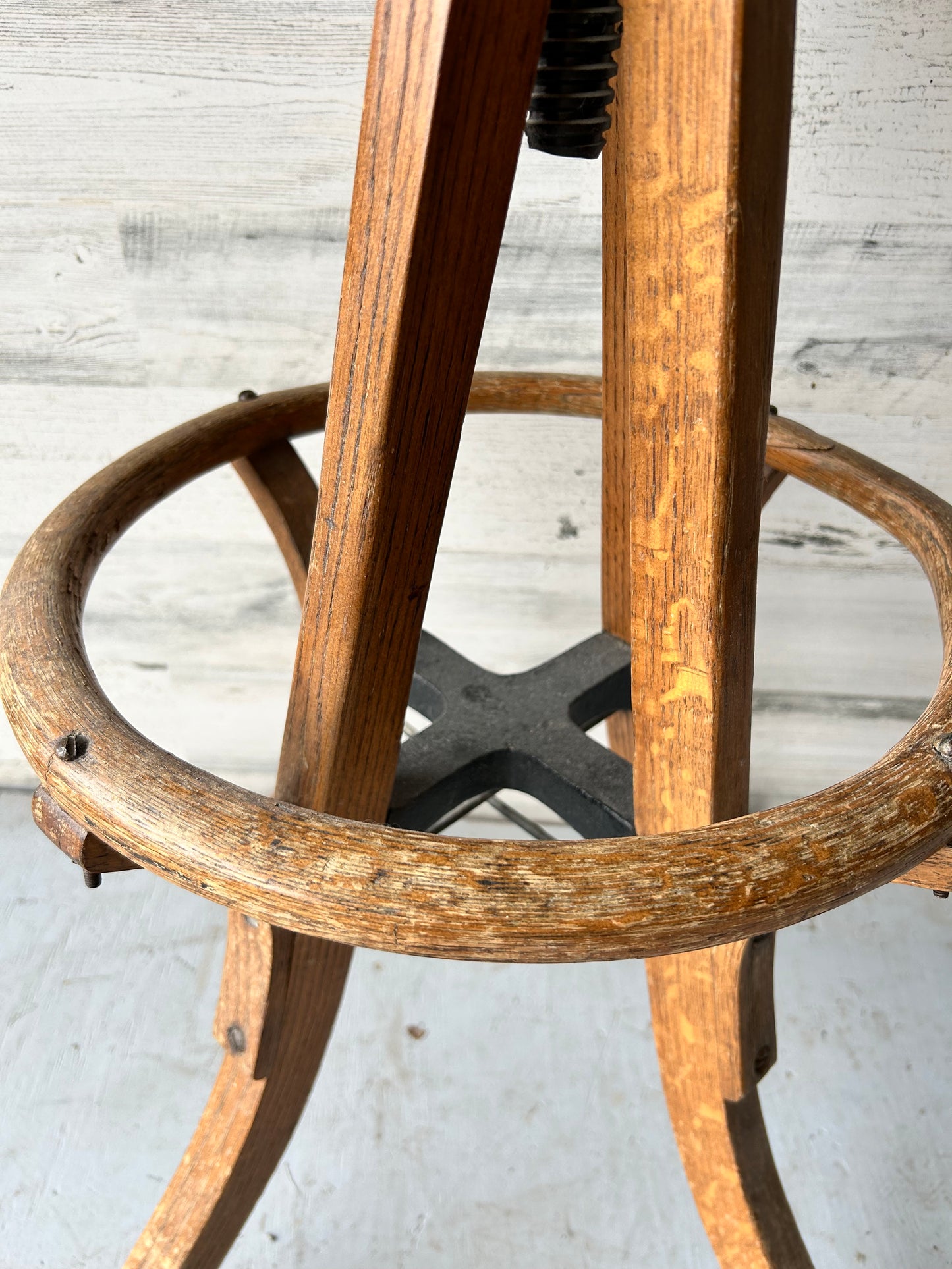 Antique 19th Century Drafting Stool
