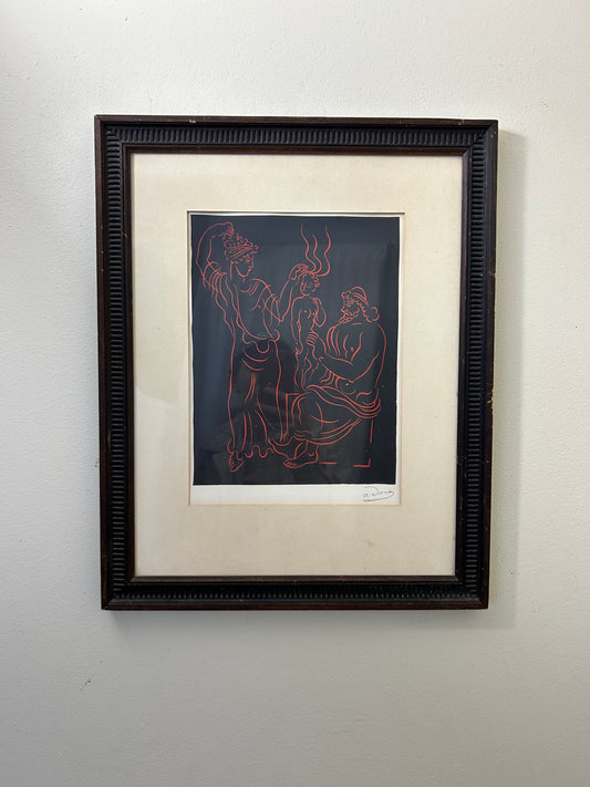 Vintage Framed Signed Artwork