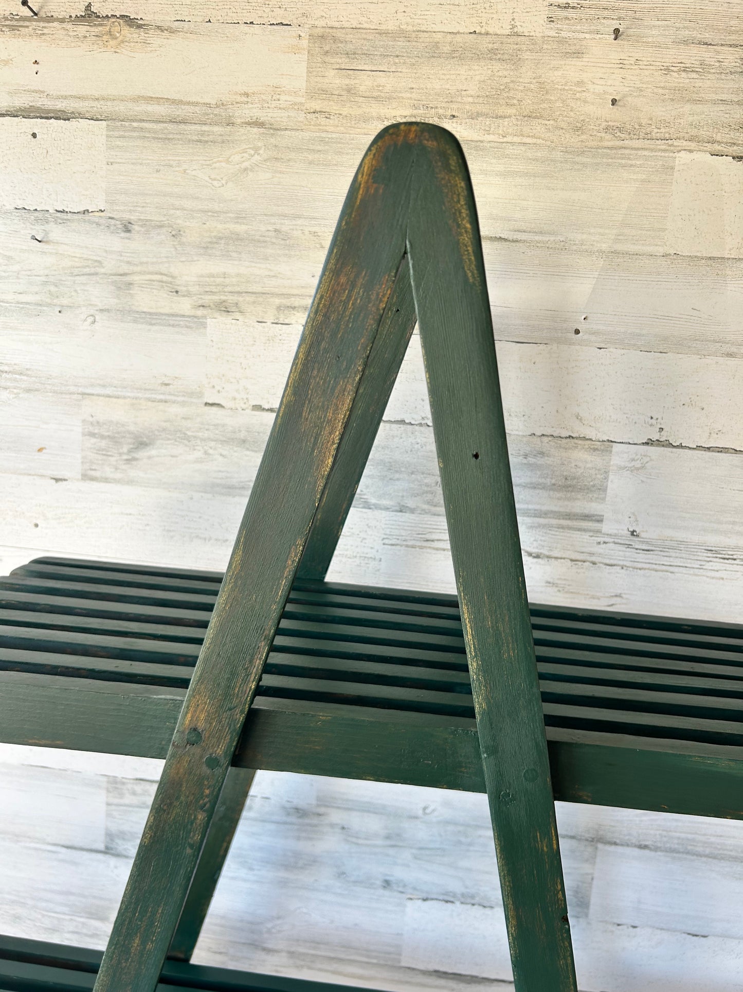 Vintage Wood Planter Shelf