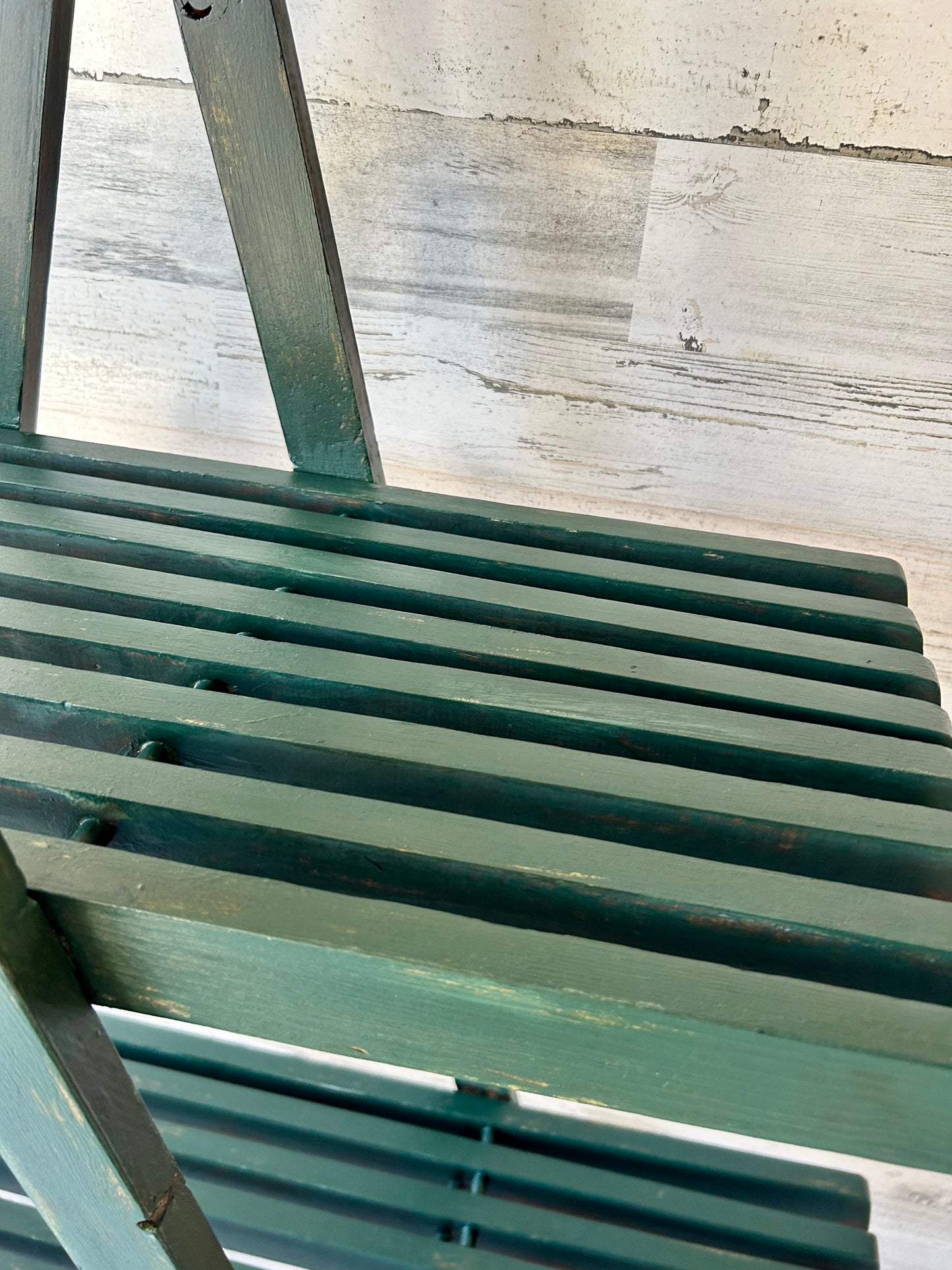 Vintage Wood Planter Shelf