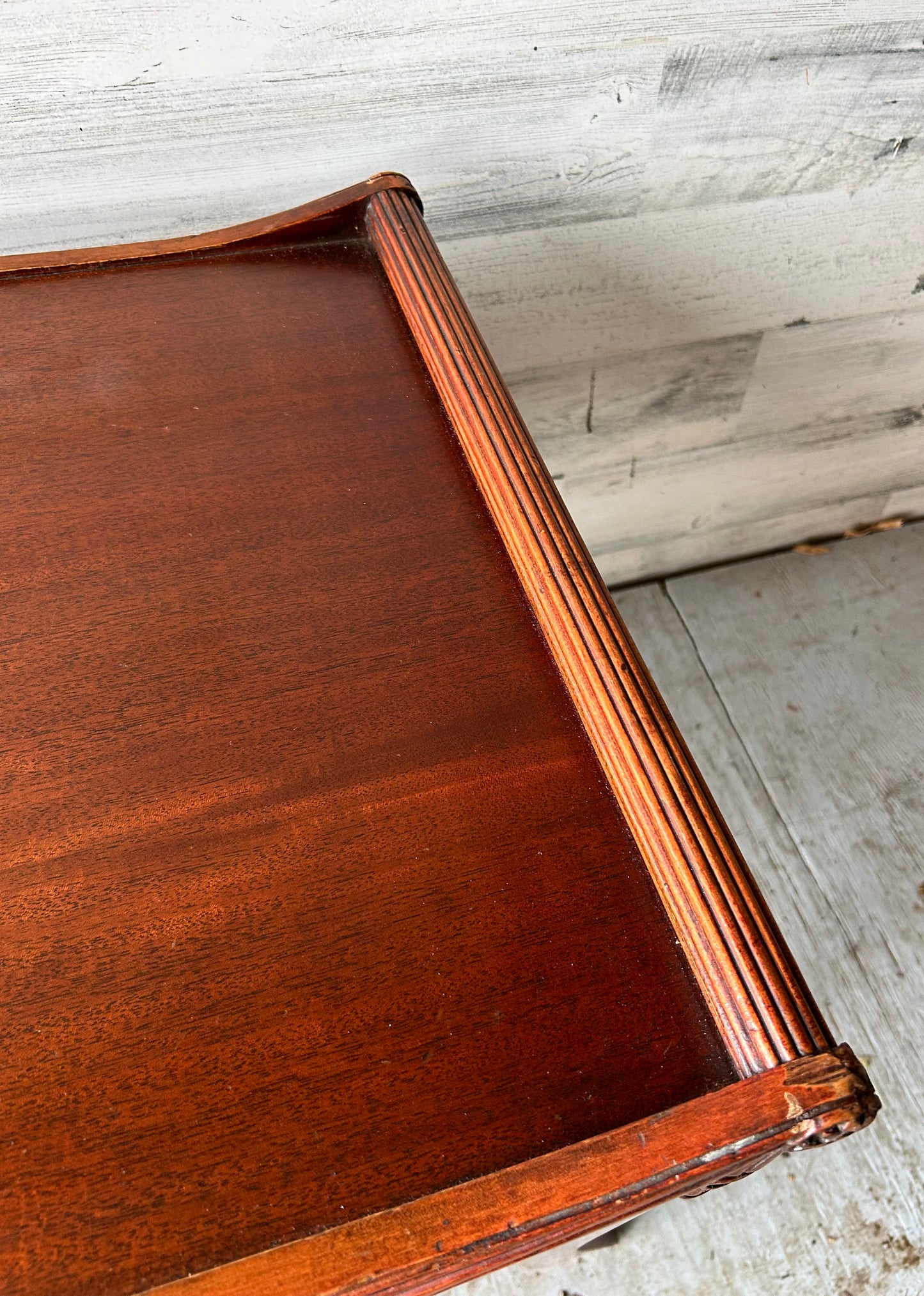 Vintage Mahogany Wood Coffee Table