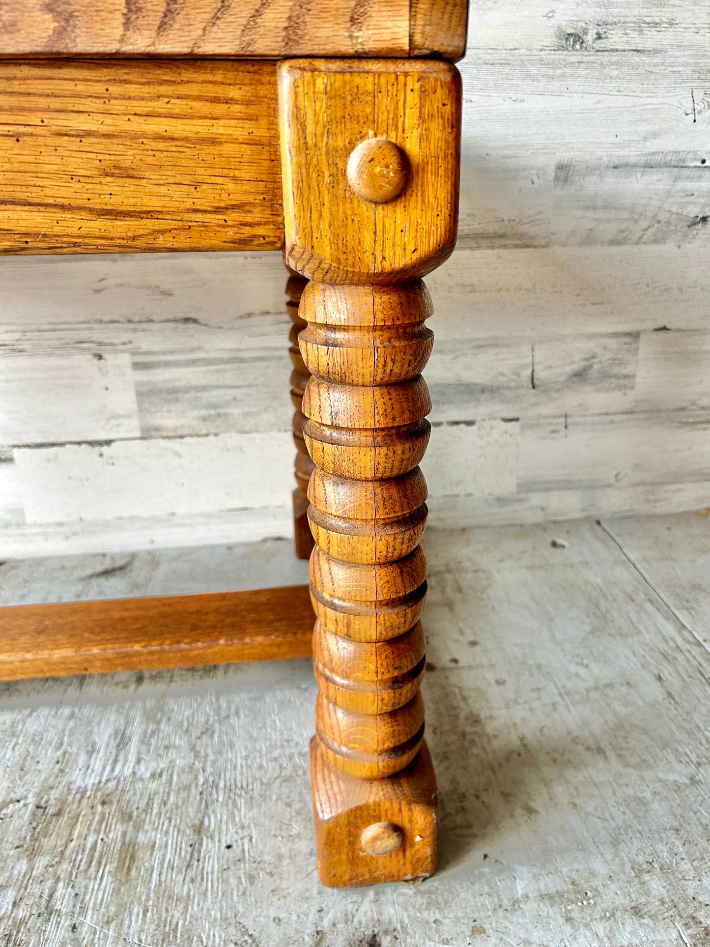 Vintage Small Wood Coffee Table