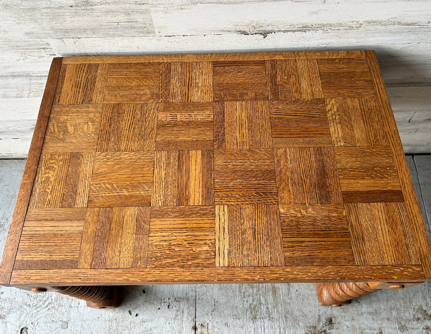 Vintage Small Wood Coffee Table