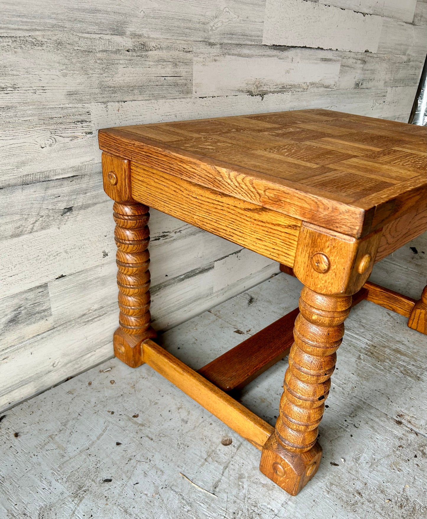 Vintage Small Wood Coffee Table