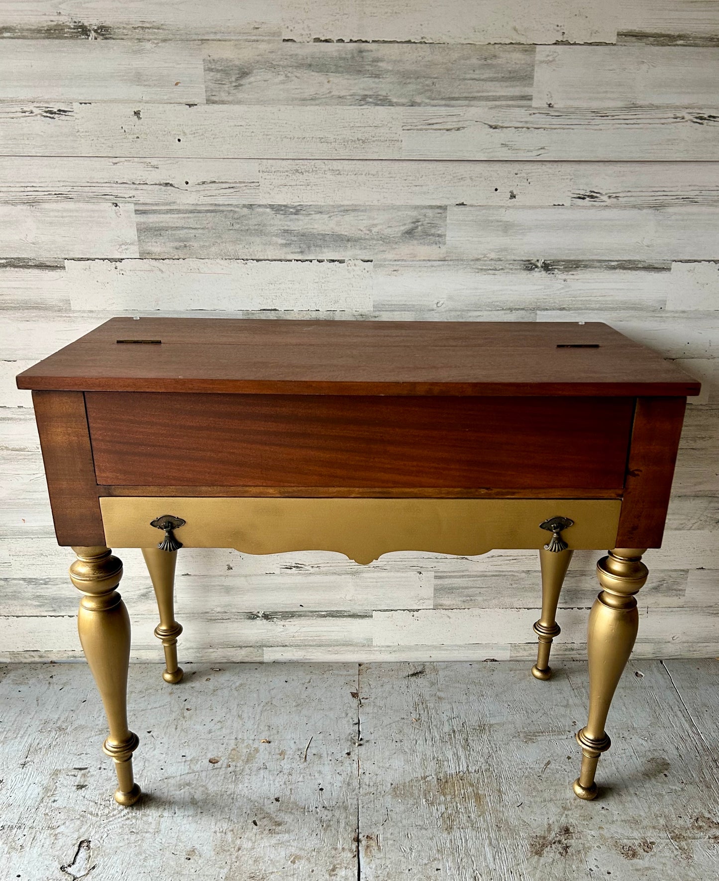Antique Wood Folding Desk