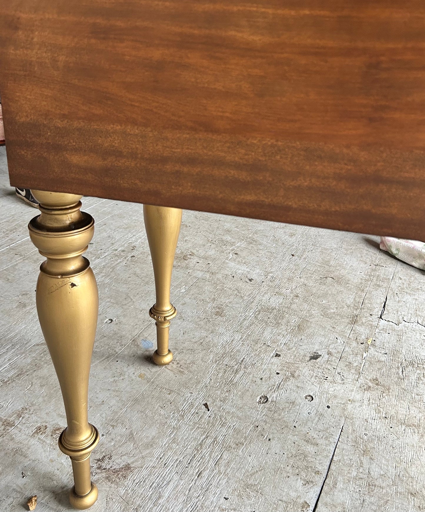 Antique Wood Folding Desk