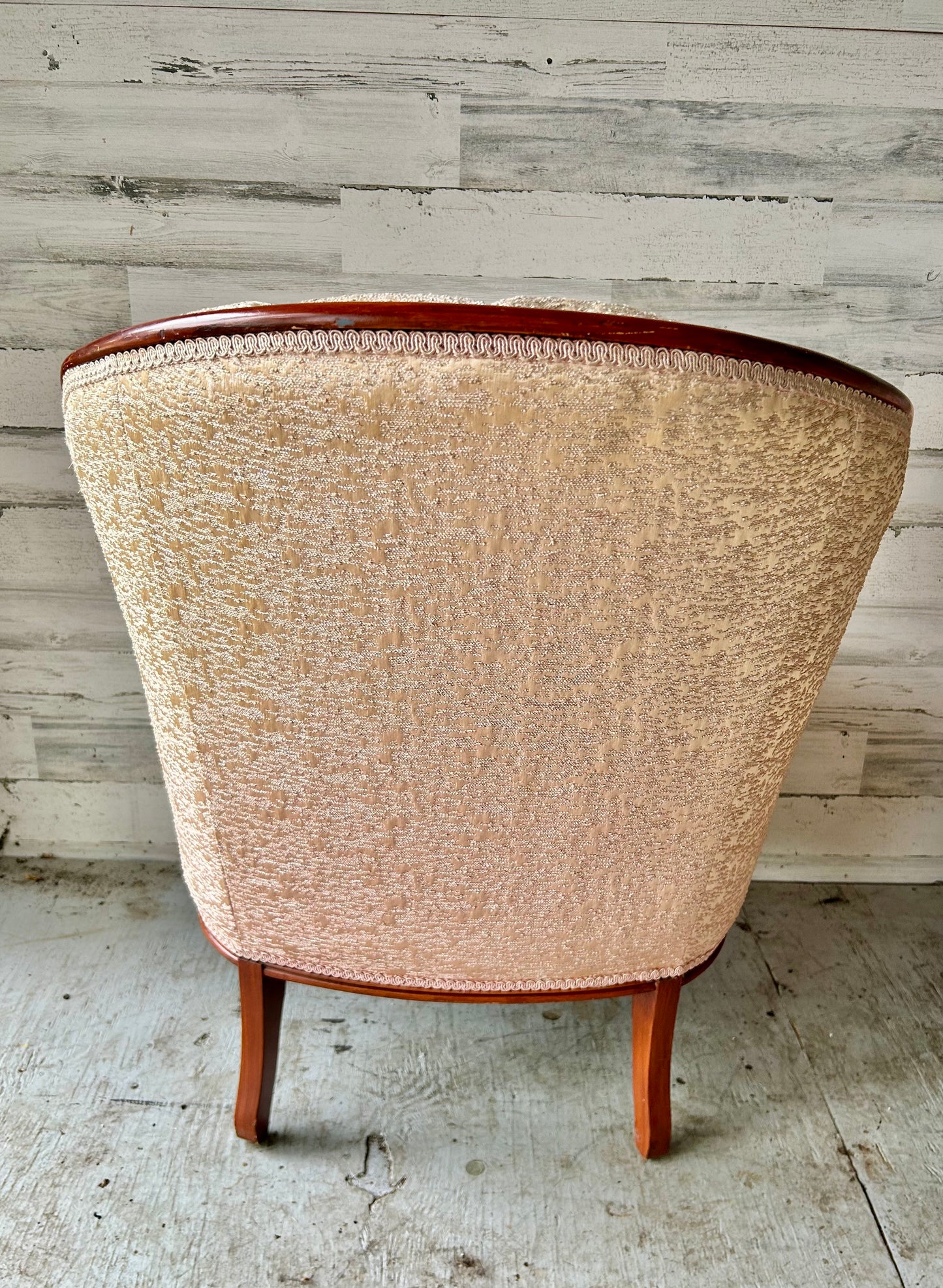 Set of Vintage Pink Mid Century Modern Chairs