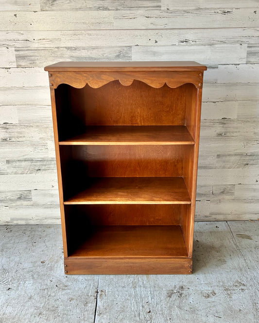 Vintage Scalloped Bookshelf