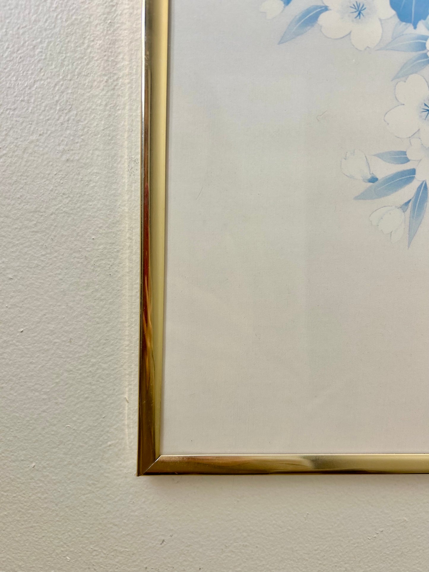 Vintage 90's Floral Print Artwork