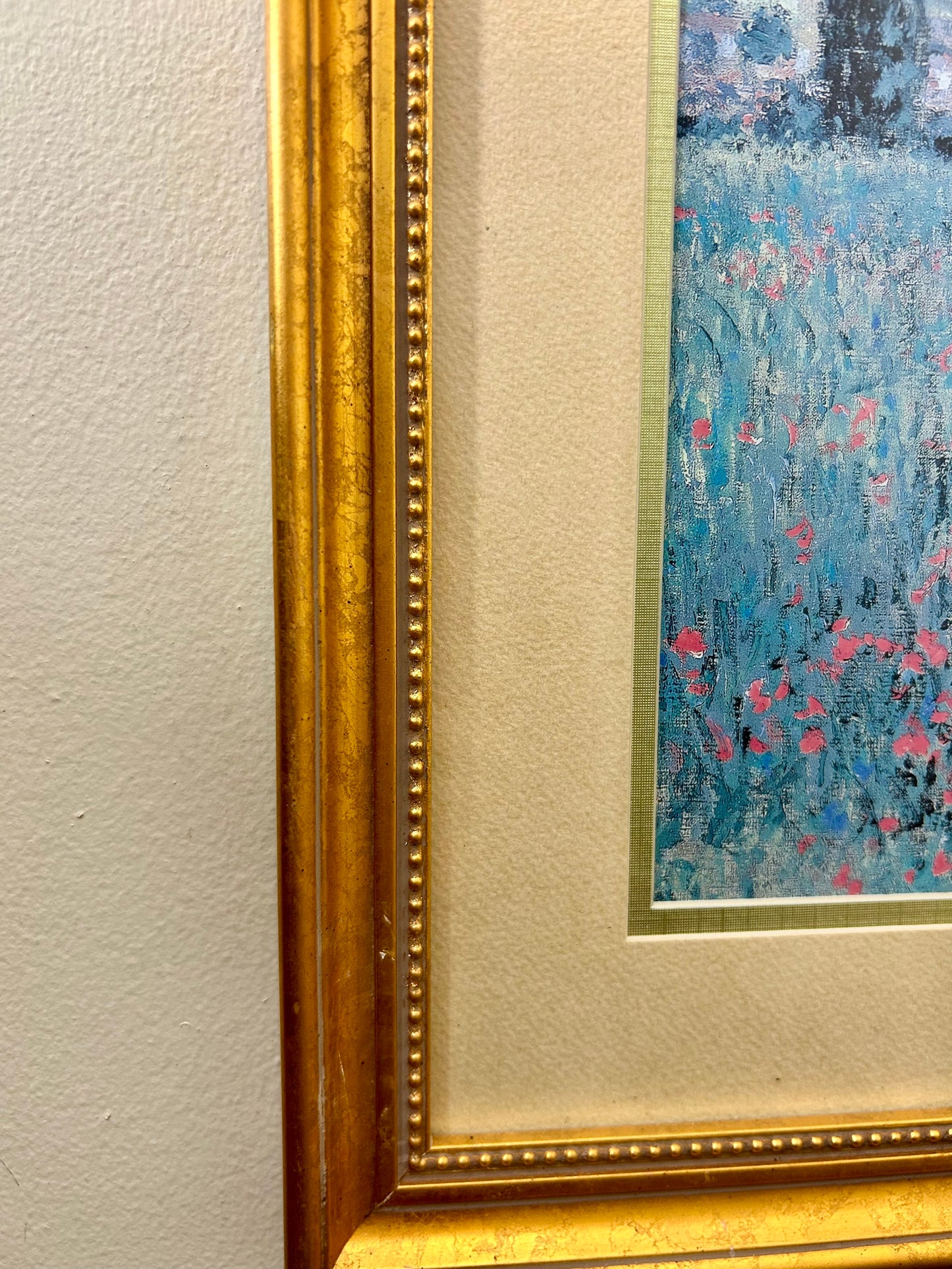 Vintage Monet Garden Print Artwork