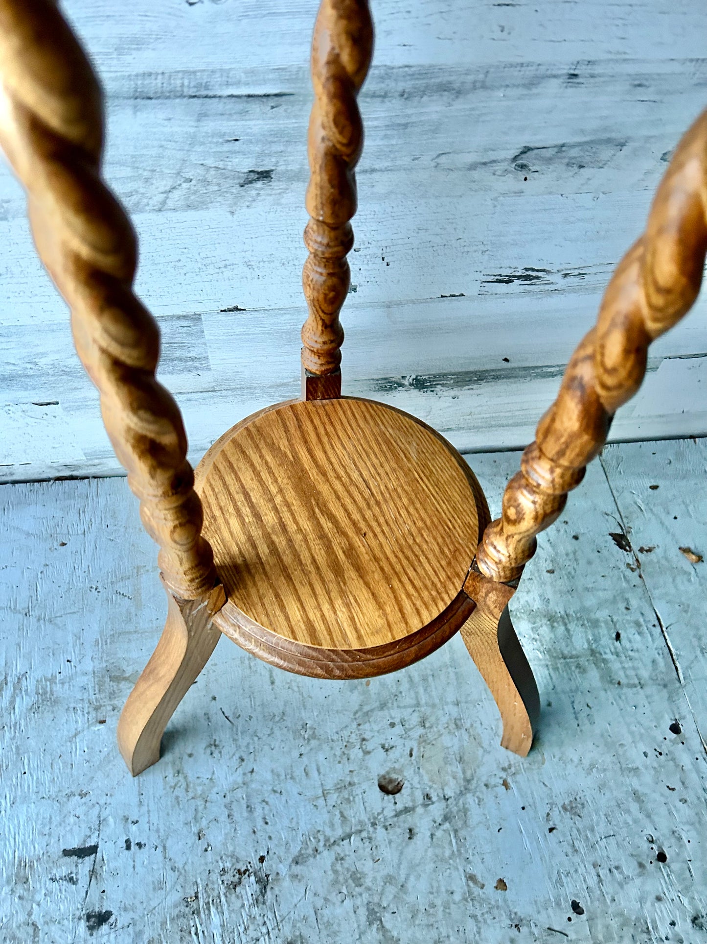 Vintage Wood Plant Stand
