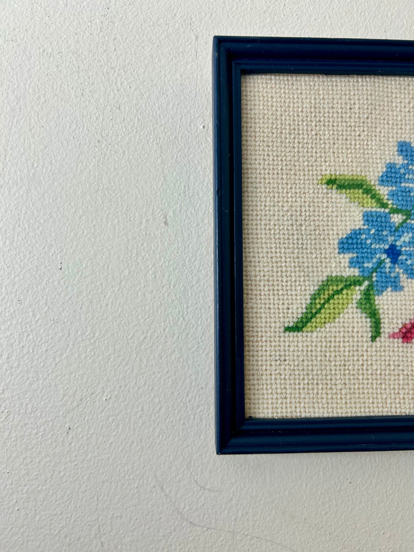 Vintage Hand Stitched Cardinal Artwork