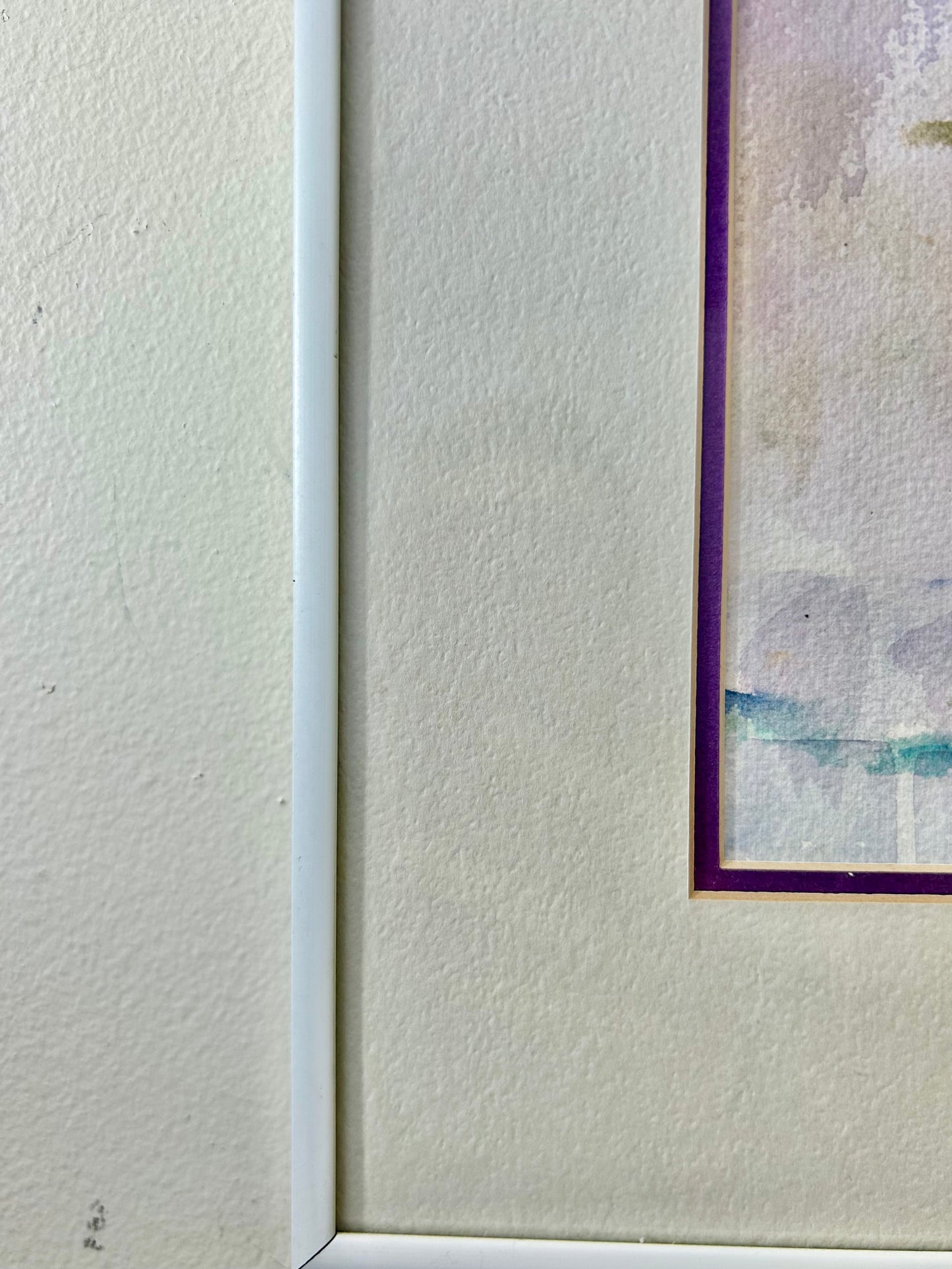 Vintage Hand Signed Floral Artwork