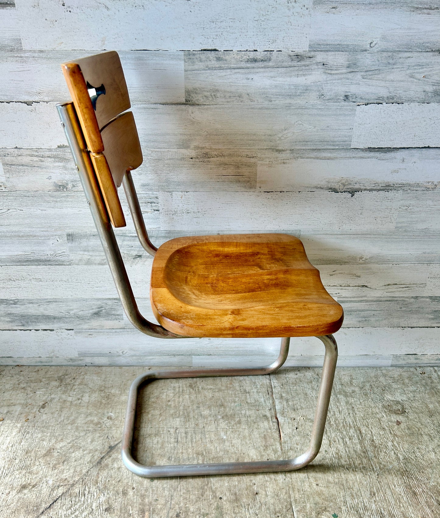 Vintage Industrial Dining Chairs (set of 2)