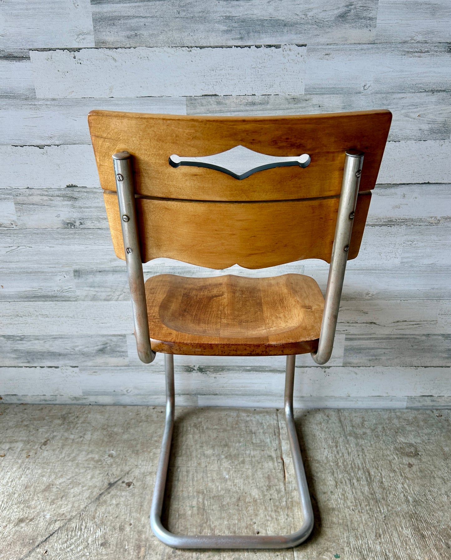 Vintage Industrial Dining Chairs (set of 2)