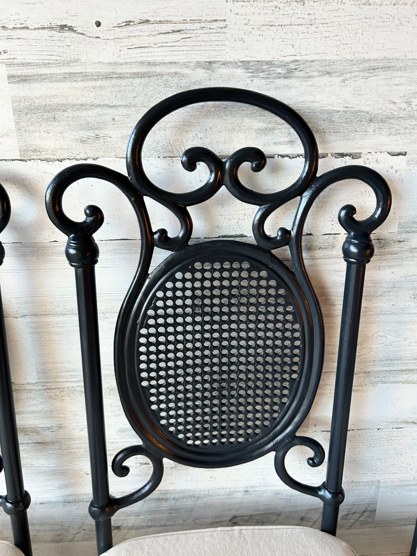 Set of 4 Metal Dining/Kitchen Chairs