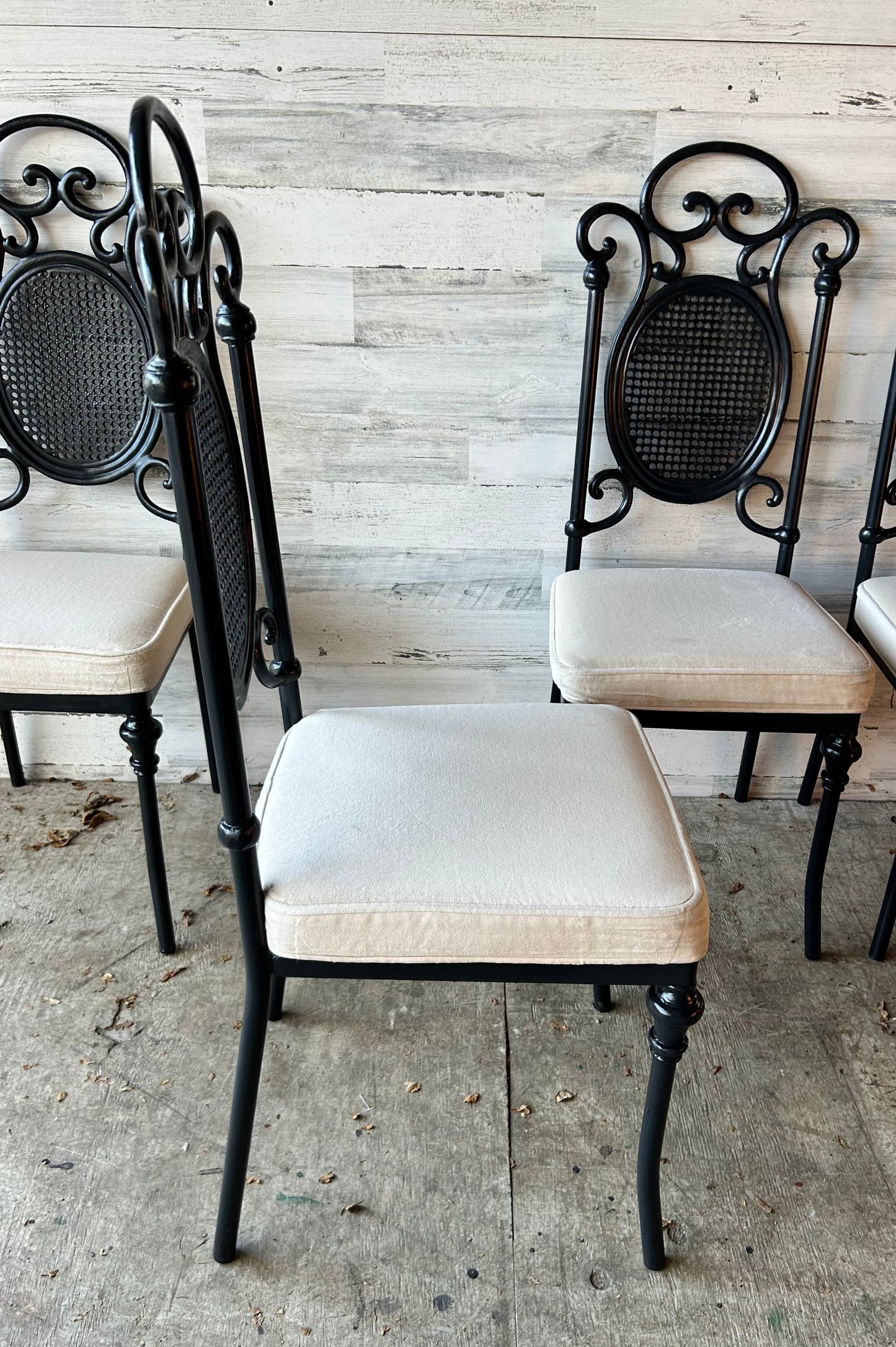 Set of 4 Metal Dining/Kitchen Chairs