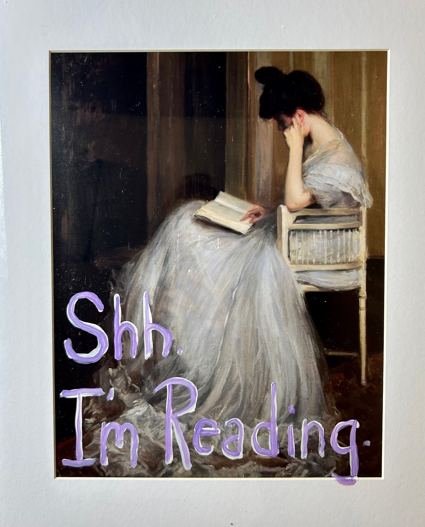 Shh, I'm Reading Graffiti Artwork