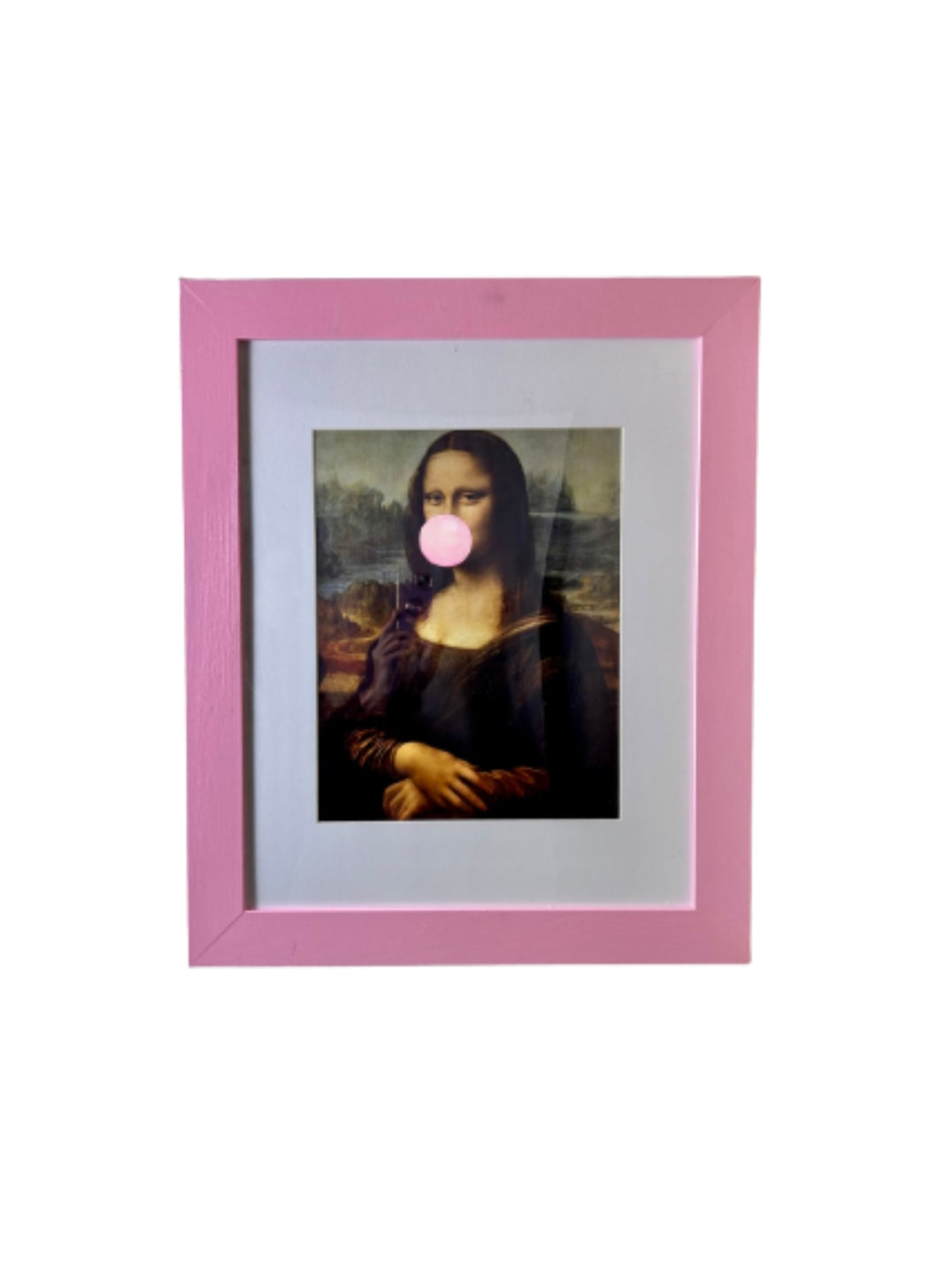 Vintage Graffiti Mona Lisa Artwork