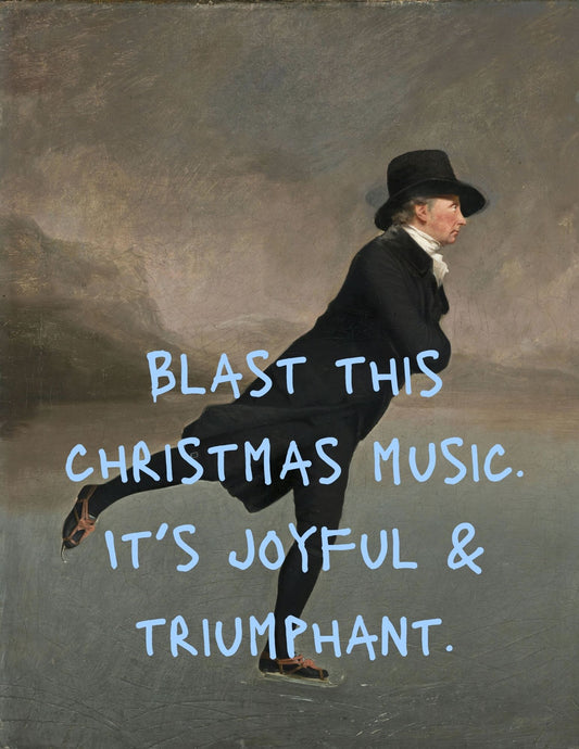 Blast This Christmas Music Print