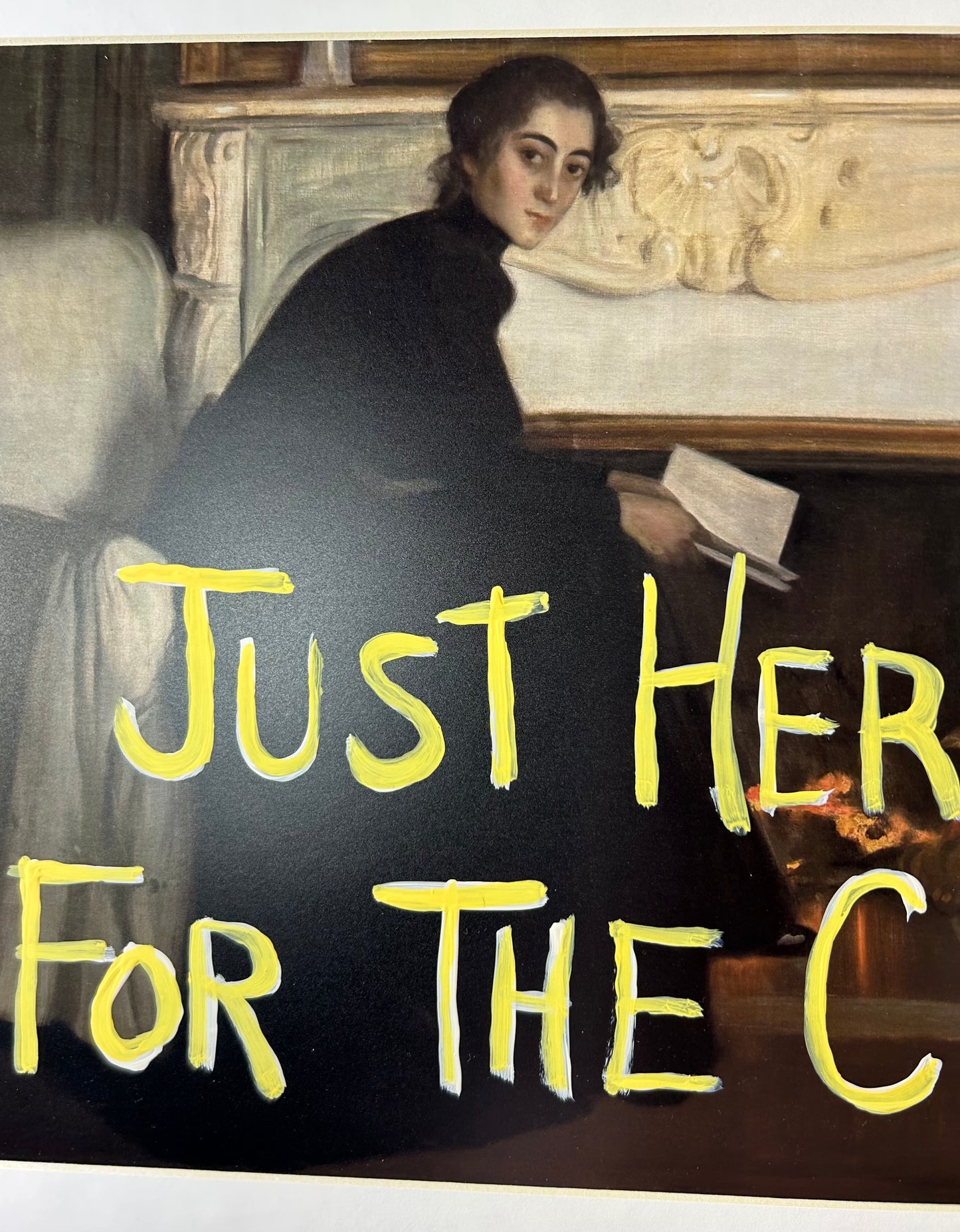 Just Here For The Cake Graffiti Artwork