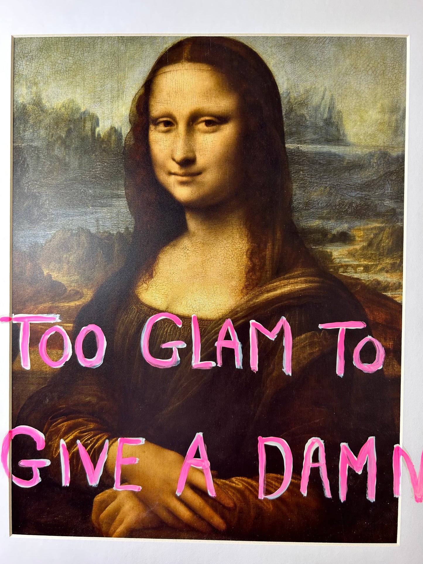 Too Glam To Give A Damn Graffiti Artwork