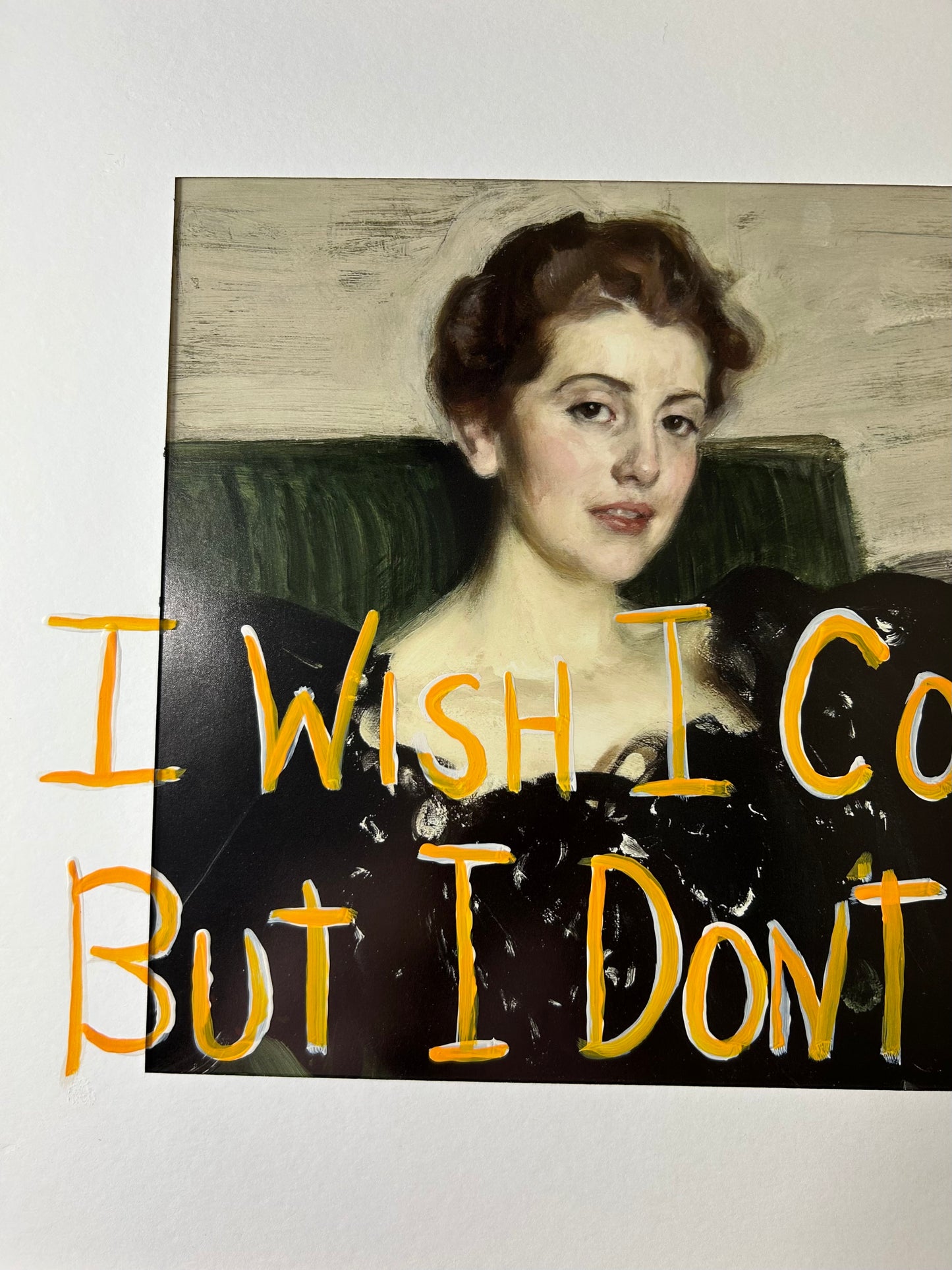 I Wish I Could, But I Don't Want To Graffiti Artwork