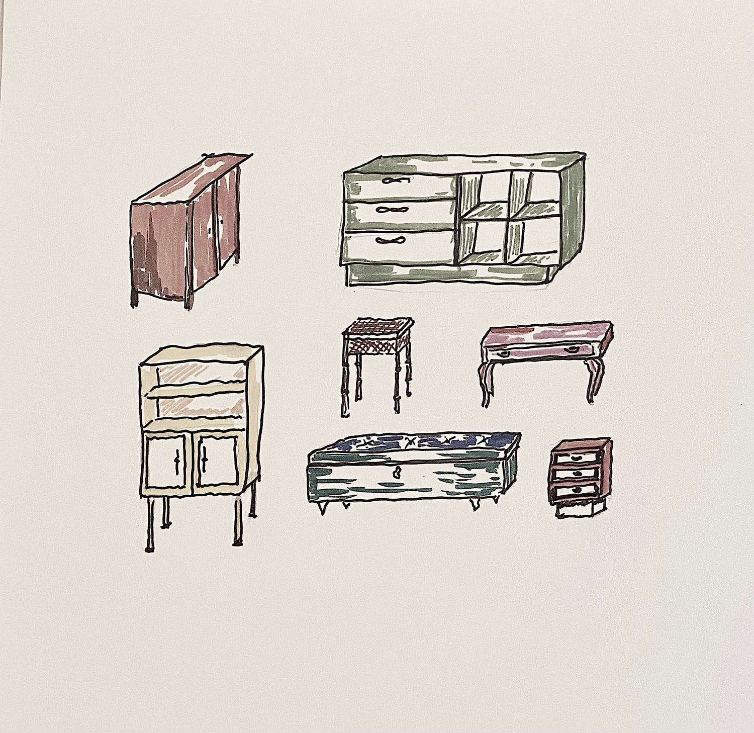 Cabinets/Dressers/Shelving