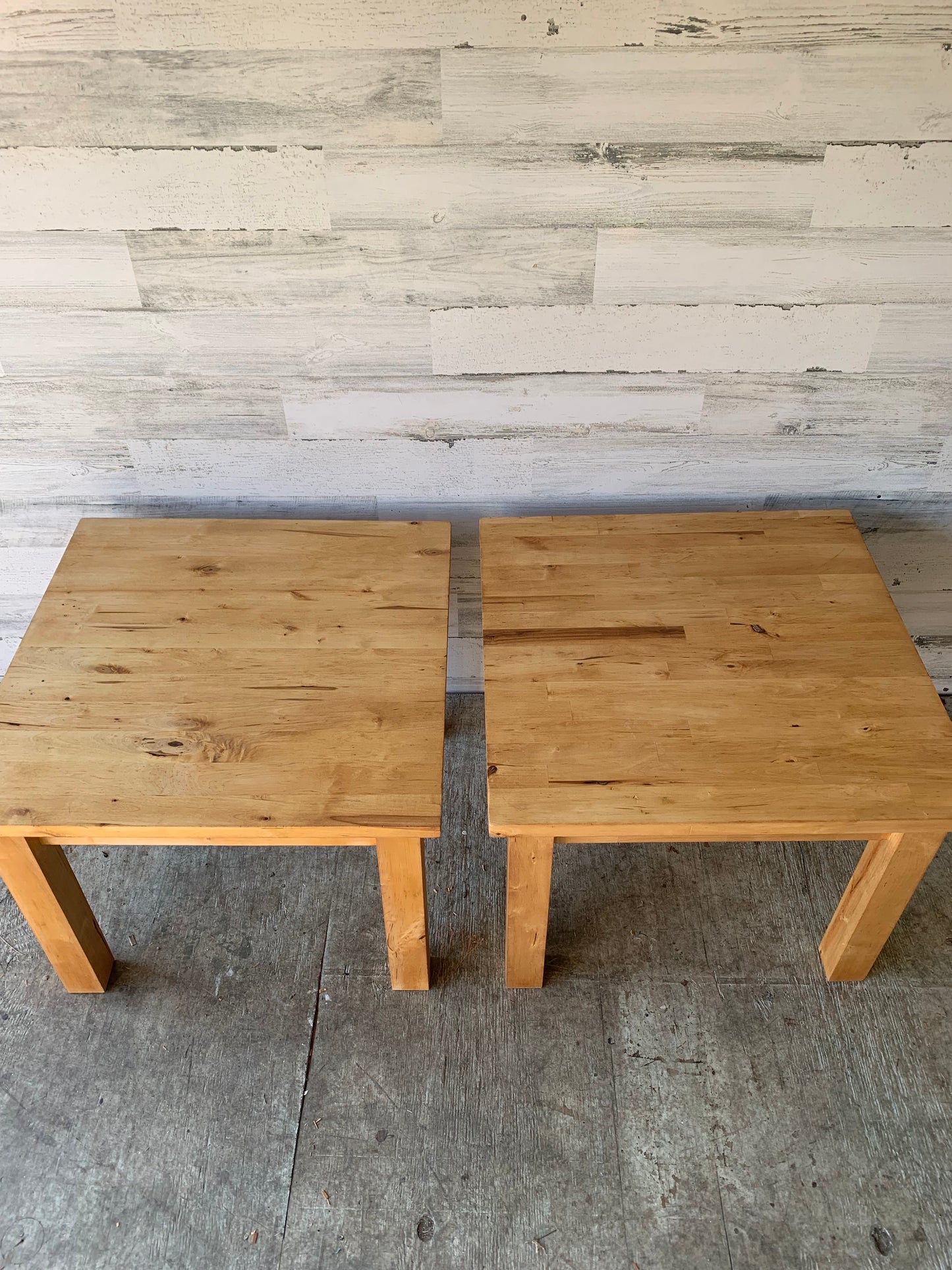 Set of Vintage Wood Side Tables/Night Stands