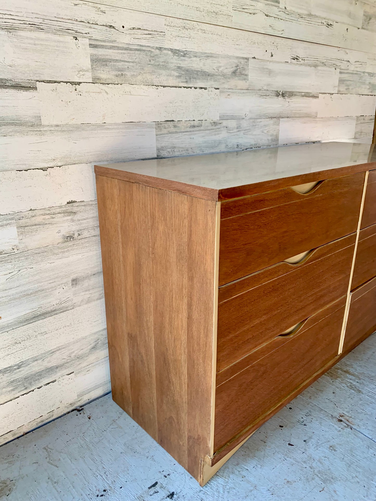 Vintage MCM Wood Dresser