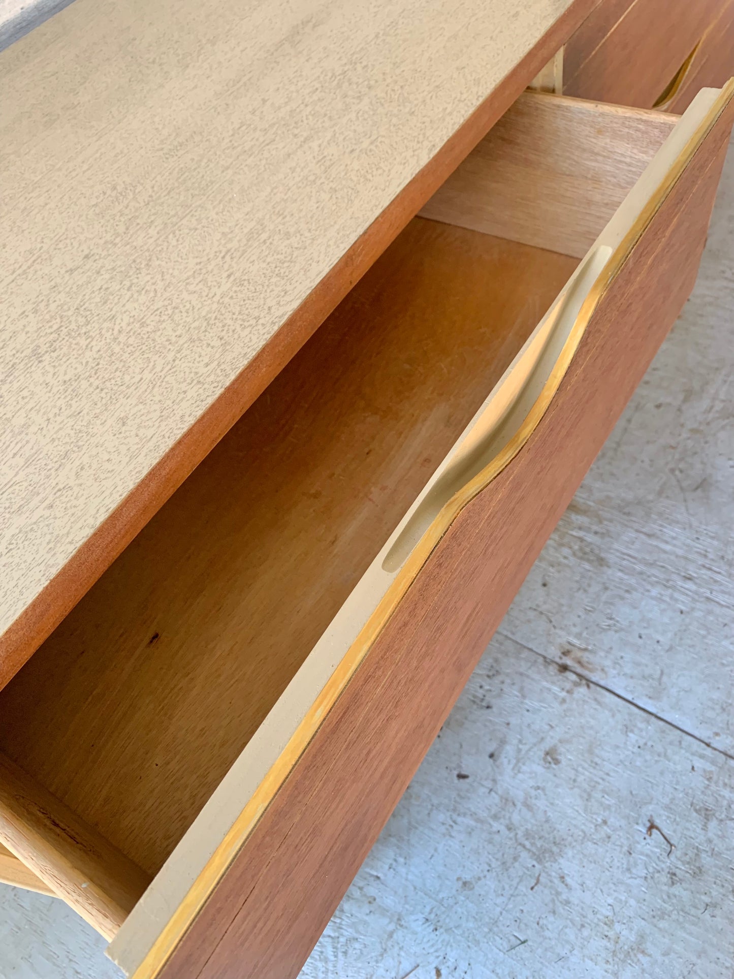 Vintage MCM Wood Dresser